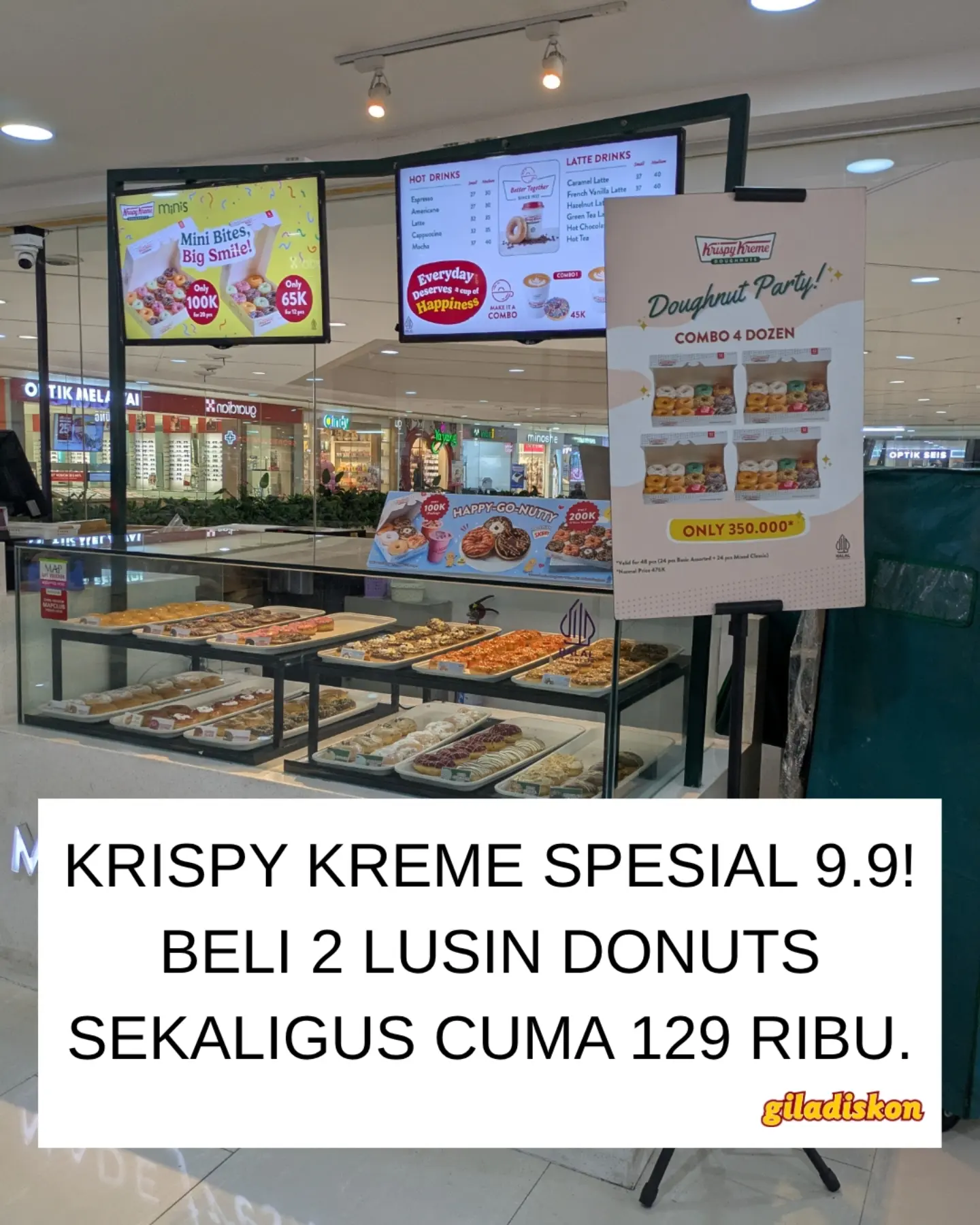 Buy 1 Get 1 Krispy Kreme: 2 Lusin Cuma 129 Ribu! - Image 1