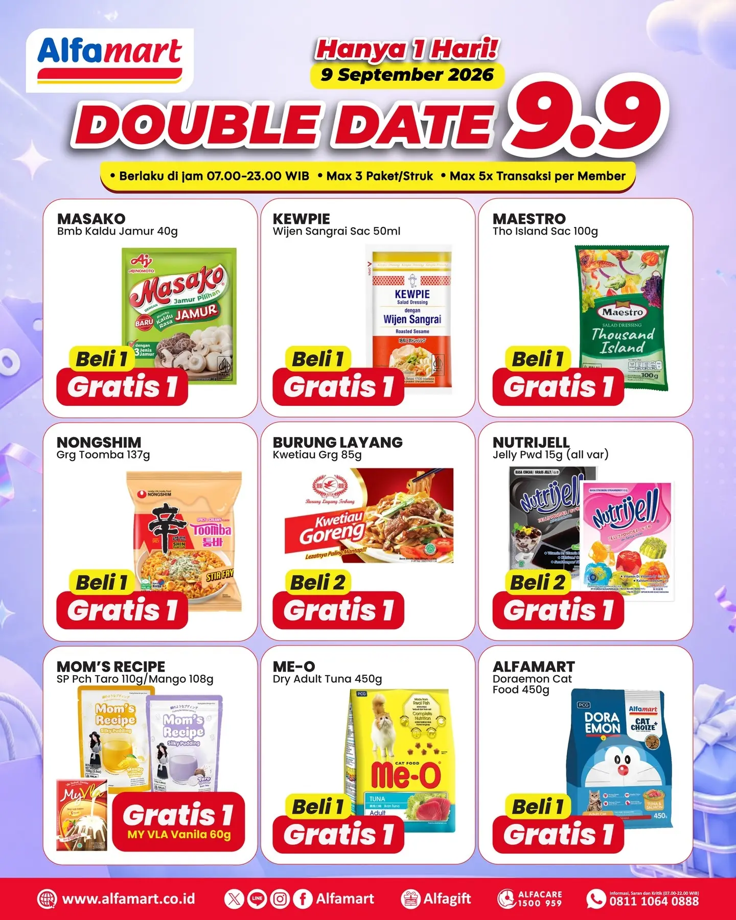 DOUBLE DATE 9.9‼️ Beli 1 Dapat Bonus, Beli 2 Dapat Bonus Lagi! COCOK BUAT NEMENI - Image 5
