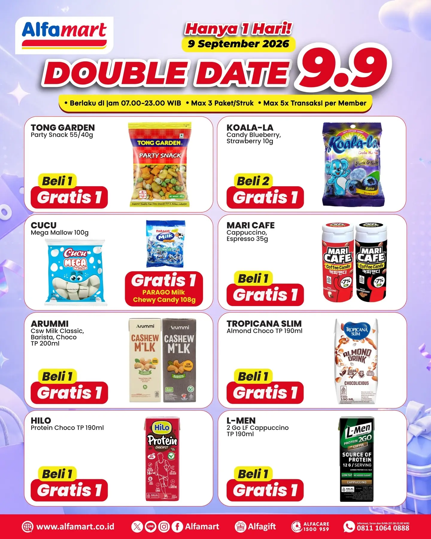 DOUBLE DATE 9.9‼️ Beli 1 Dapat Bonus, Beli 2 Dapat Bonus Lagi! COCOK BUAT NEMENI - Image 4