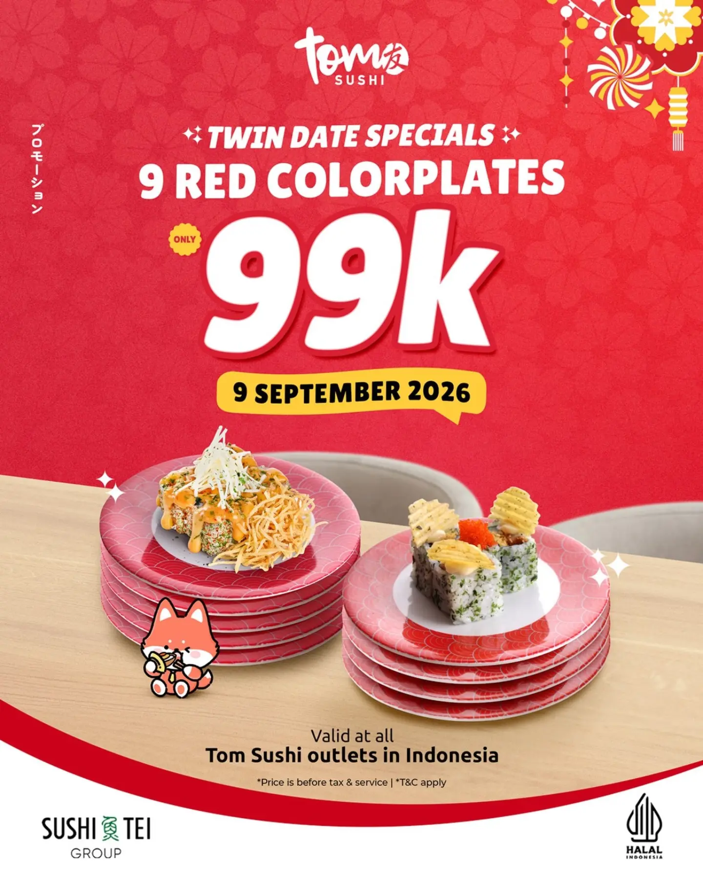 Twin Date Spesial: 9 Red Colorplate Rp99k Hari Ini! - Image 1