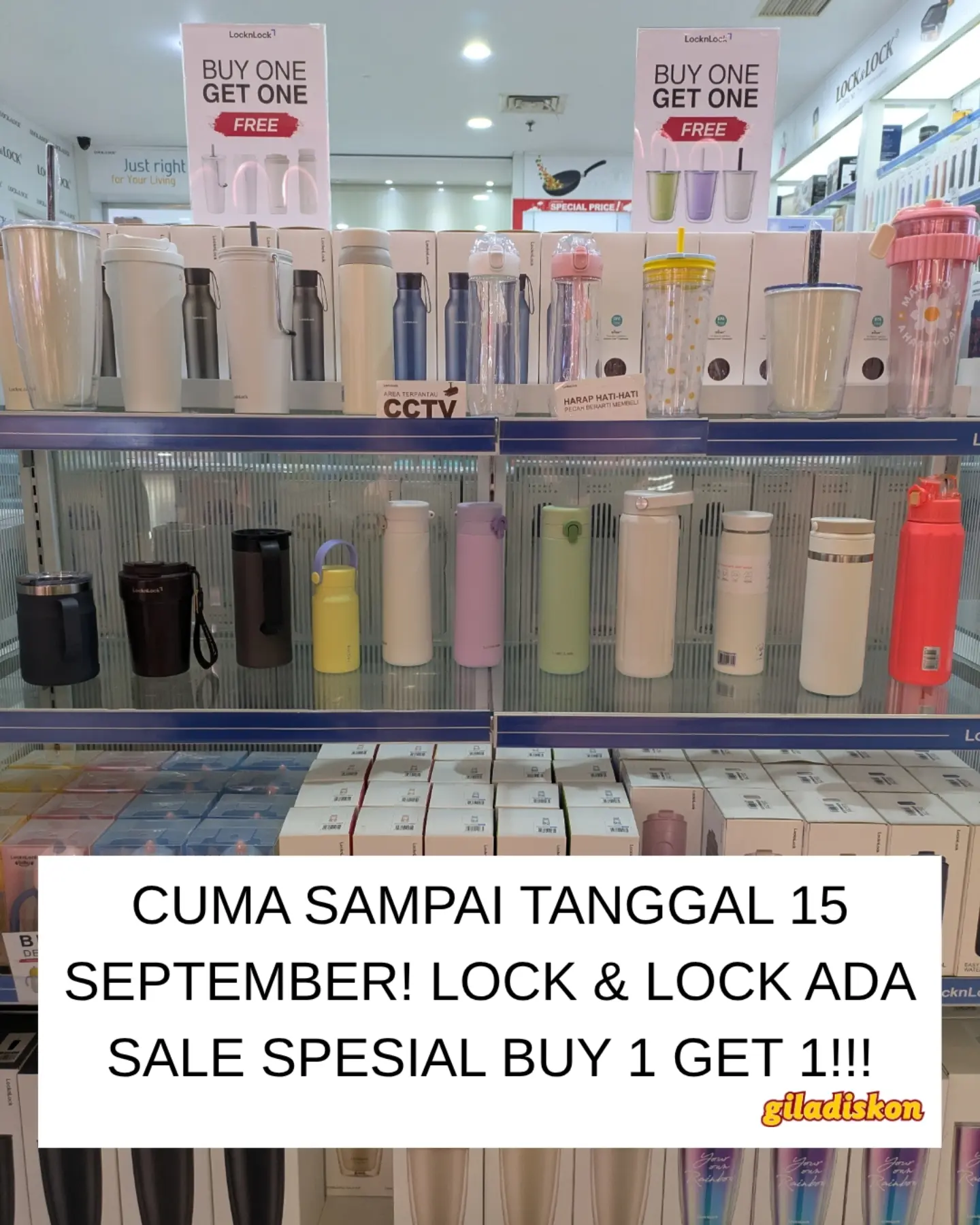LocknLock Diskon 60% + Buy 1 Get 1, Semua Store s.d. 15 September