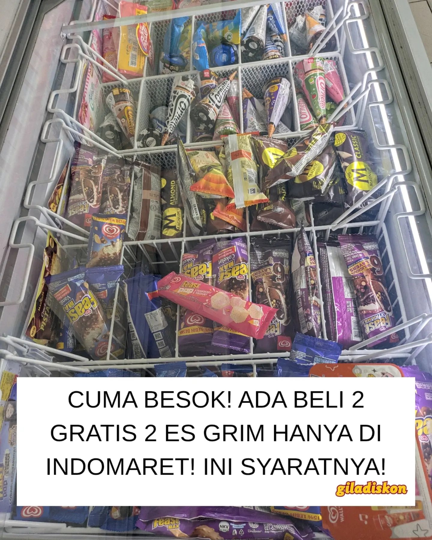 Es Krim Day Minggu Ini: Beli 2 Gratis di Indomaret, Mulai Rp12.000