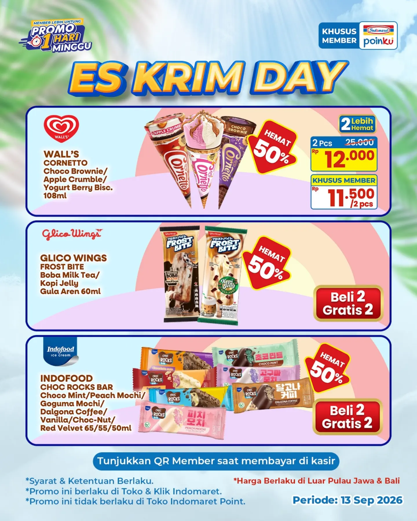 Es Krim Day Minggu Ini: Beli 2 Gratis di Indomaret, Mulai Rp12.000 - Image 3