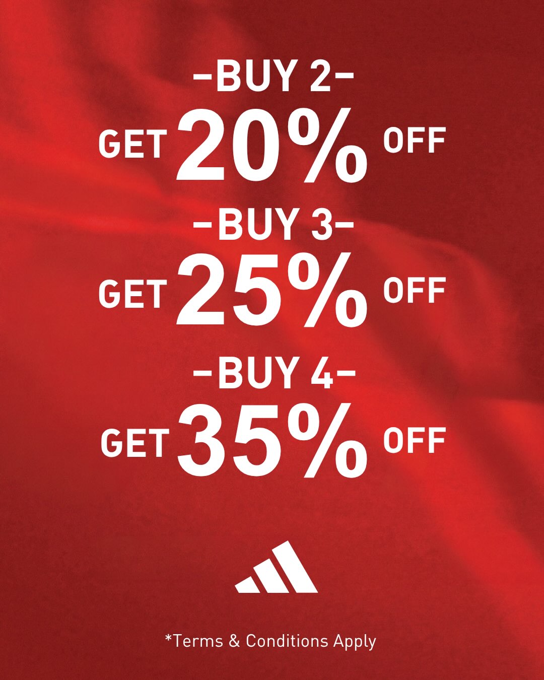 Promo Buy More Get More adidas di Agora & Lippo Mall, 14–20 September 2026 - Image 3