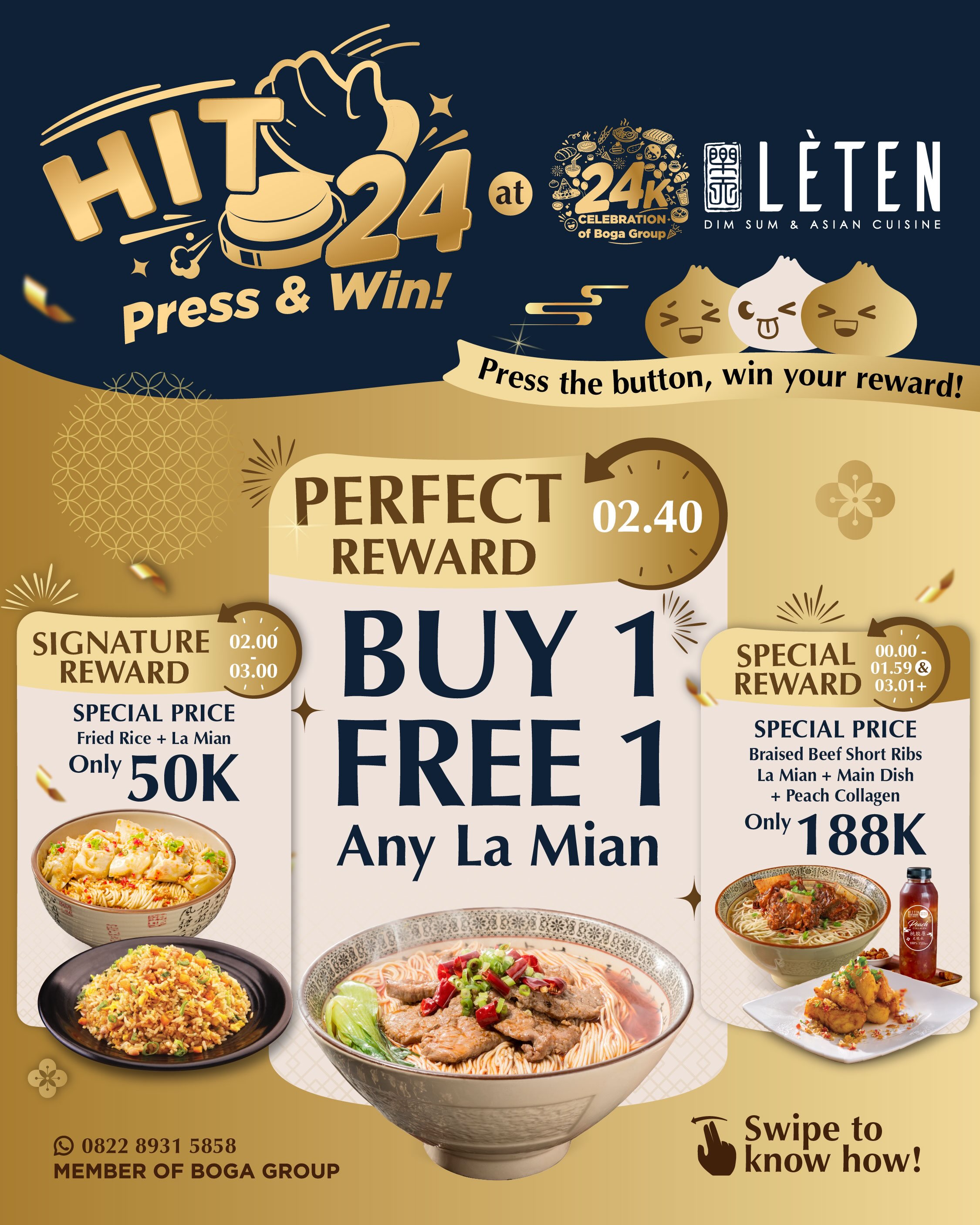 Main di BOGA Anniversary ke-24, Dapat Reward Makan di Seluruh Resto BOGA! - Image 10