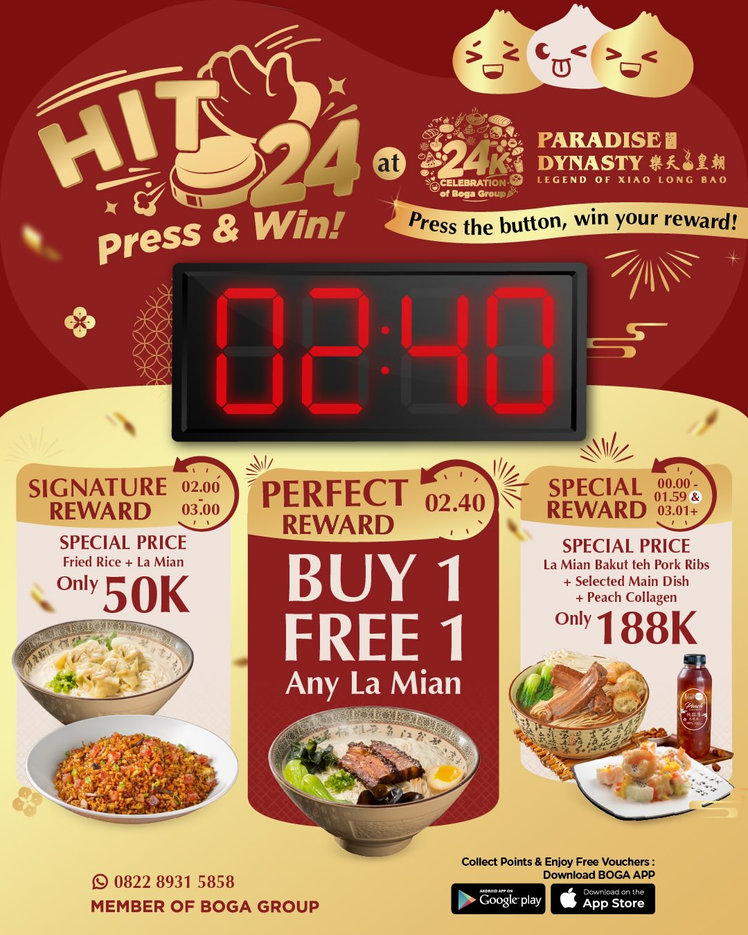 Main di BOGA Anniversary ke-24, Dapat Reward Makan di Seluruh Resto BOGA! - Image 11