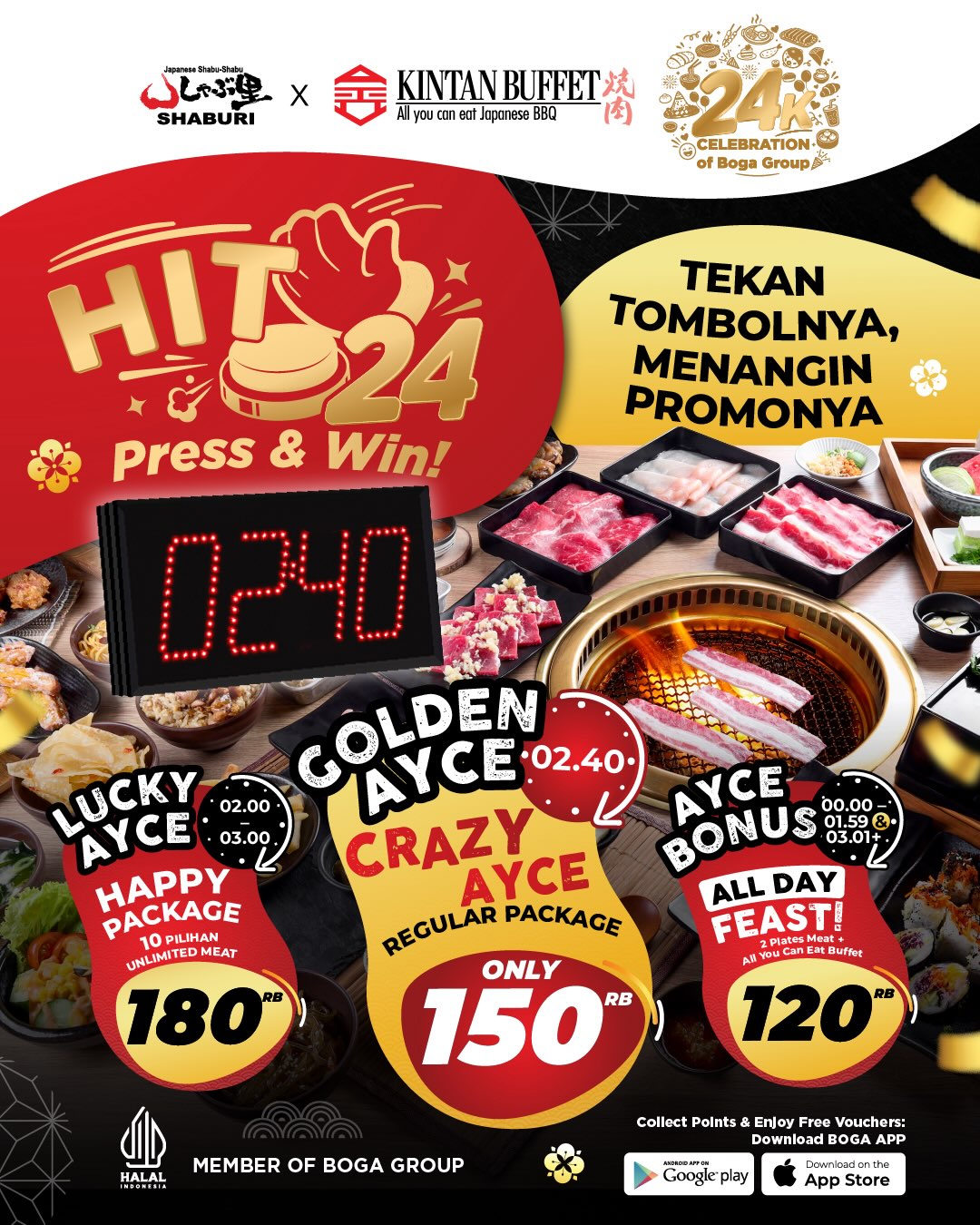 Main di BOGA Anniversary ke-24, Dapat Reward Makan di Seluruh Resto BOGA! - Image 4