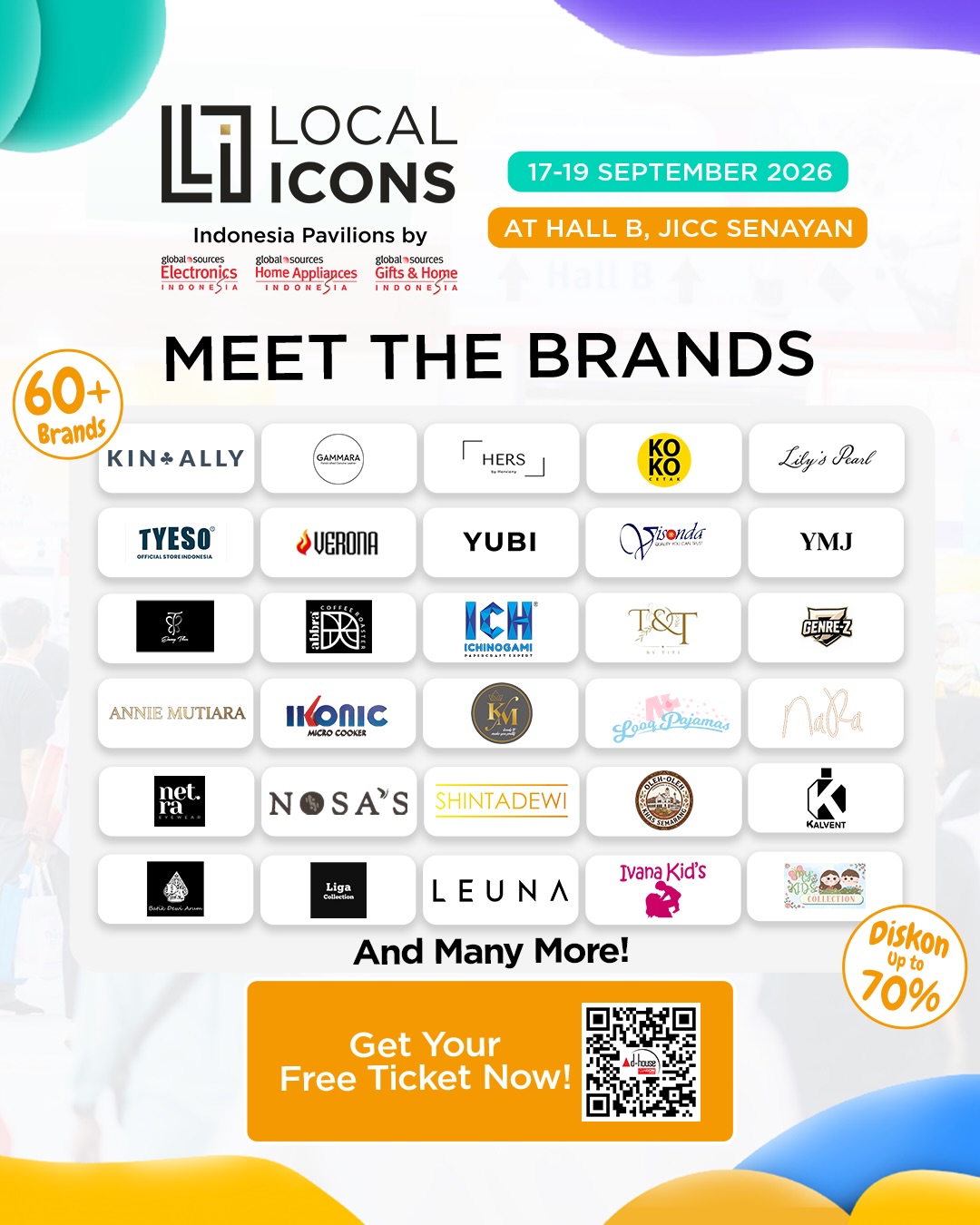 Local Icons 17-19 Sep 2026: Temui Brand Lokal di JICC Senayan - Image 2