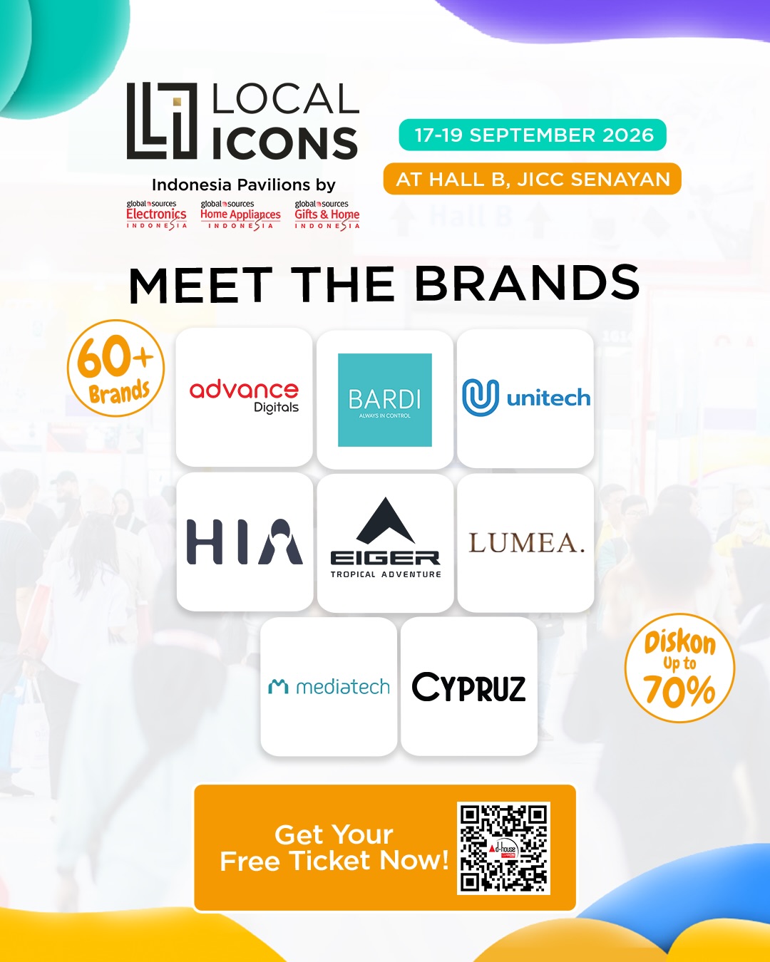 Local Icons 17-19 Sep 2026: Temui Brand Lokal di JICC Senayan - Image 1