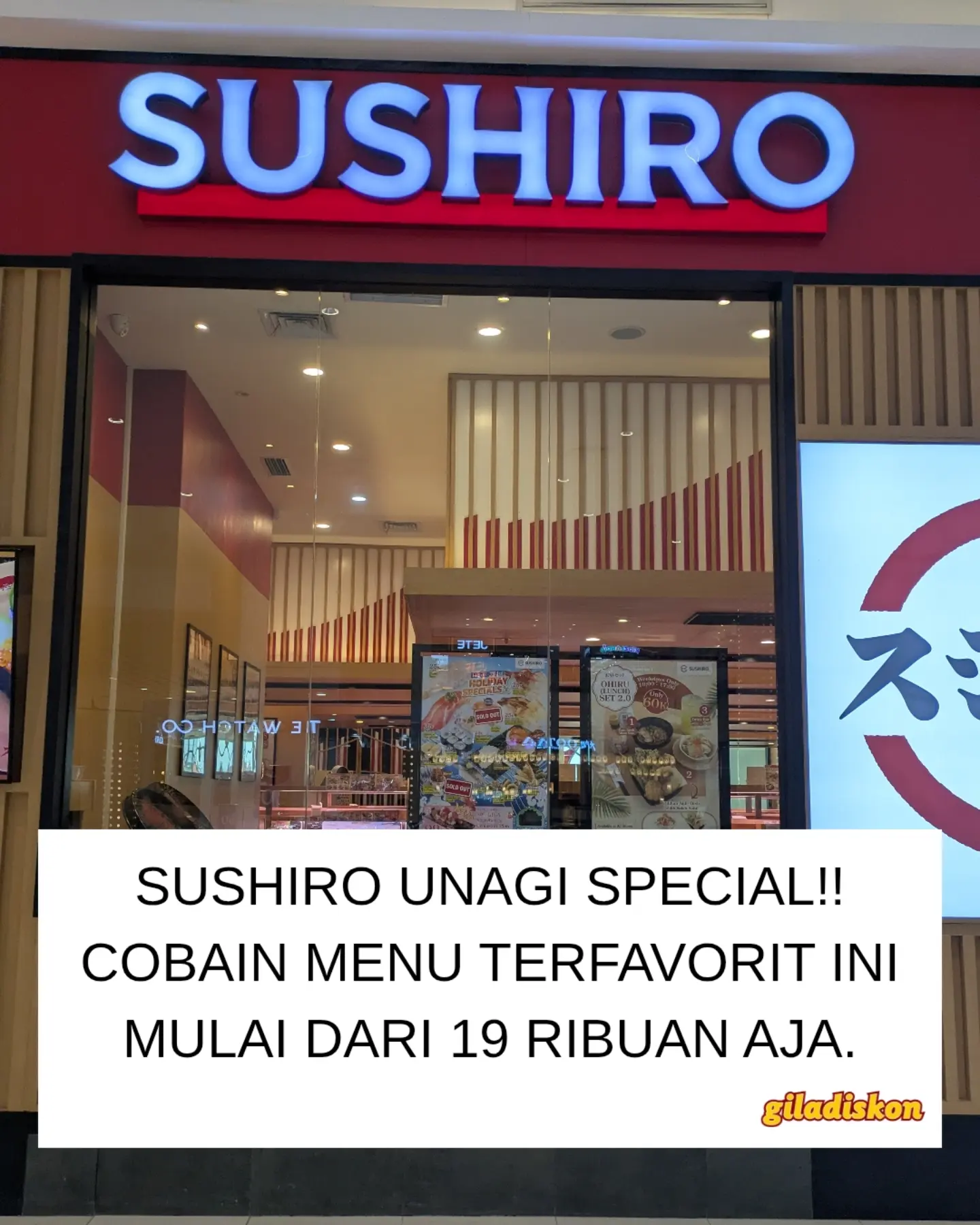 Unagi Crispy, Creamy, Savory & Premium Seafood di Sushiro, 17 Sep–14 Okt 2026 - Image 1