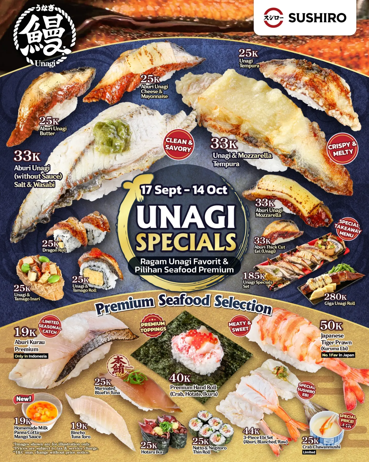 Unagi Crispy, Creamy, Savory & Premium Seafood di Sushiro, 17 Sep–14 Okt 2026 - Image 2