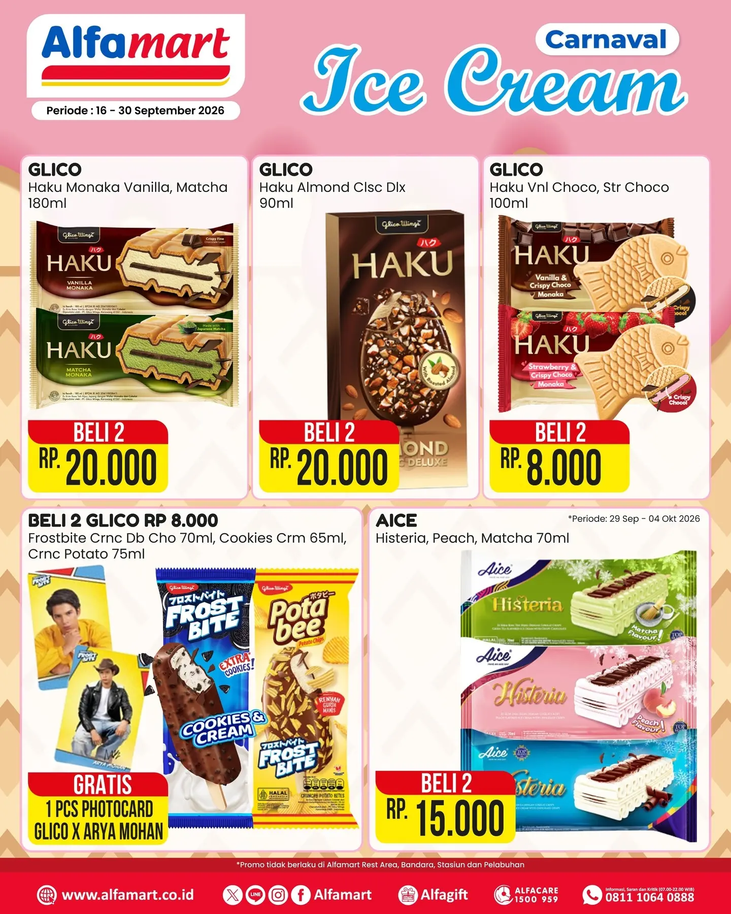 Ice Cream Fair Alfamart: Aneka Es Krim Promo Spesial 16-30 September 2026 - Image 1