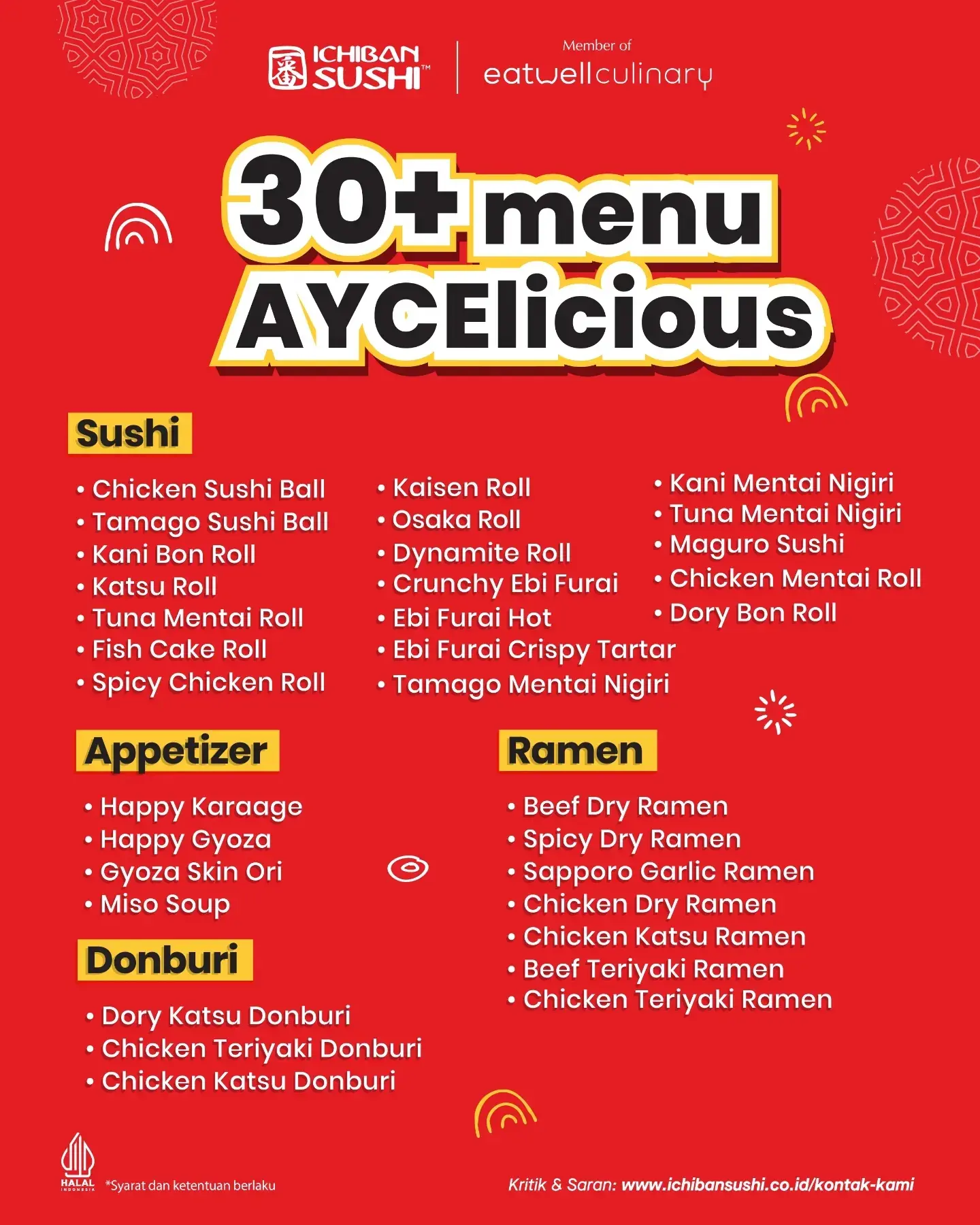 AYCElicious Ichiban Sushi Rp99 Ribu/orang Kembali Lagi! - Image 4