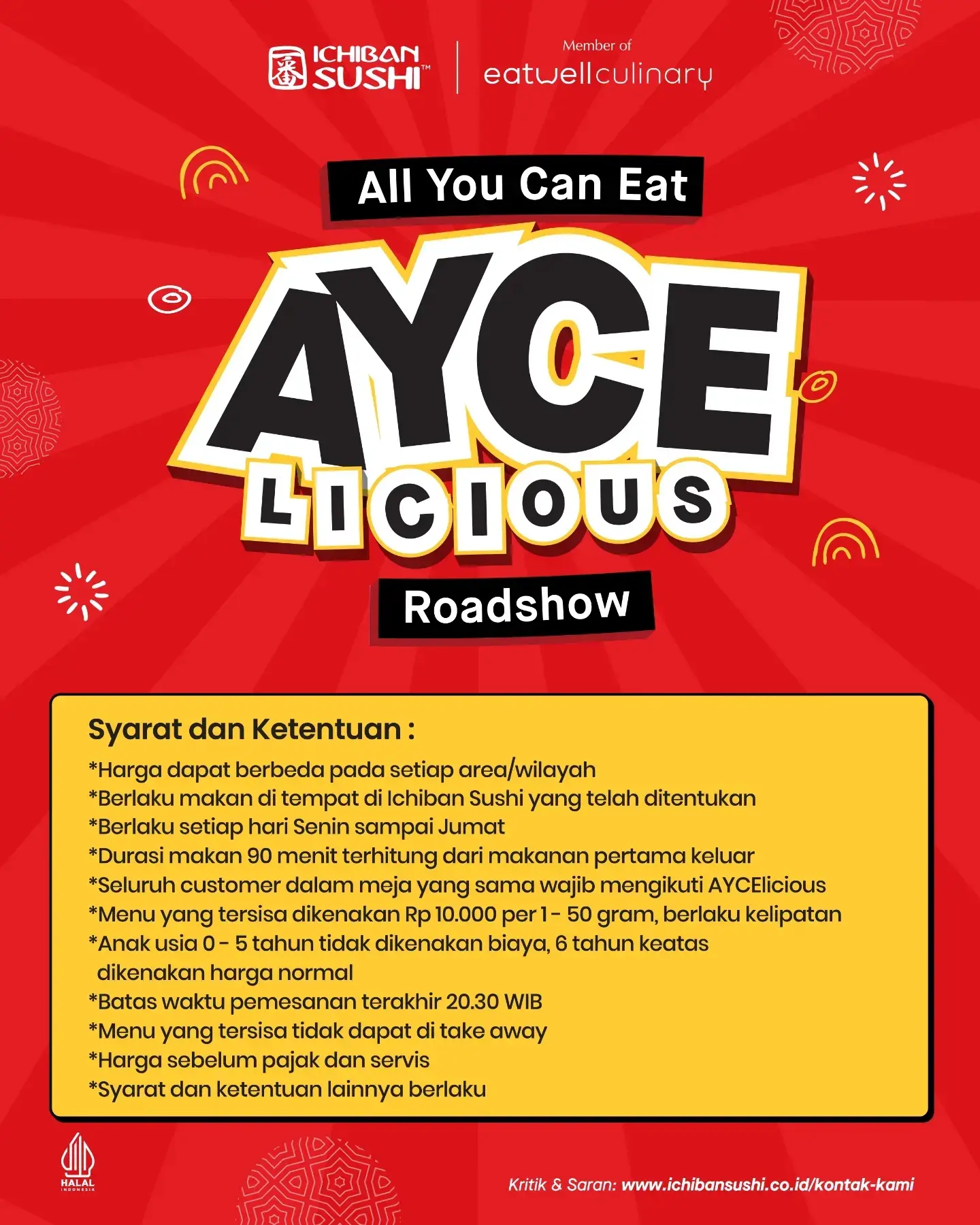 AYCElicious Ichiban Sushi Rp99 Ribu/orang Kembali Lagi! - Image 5