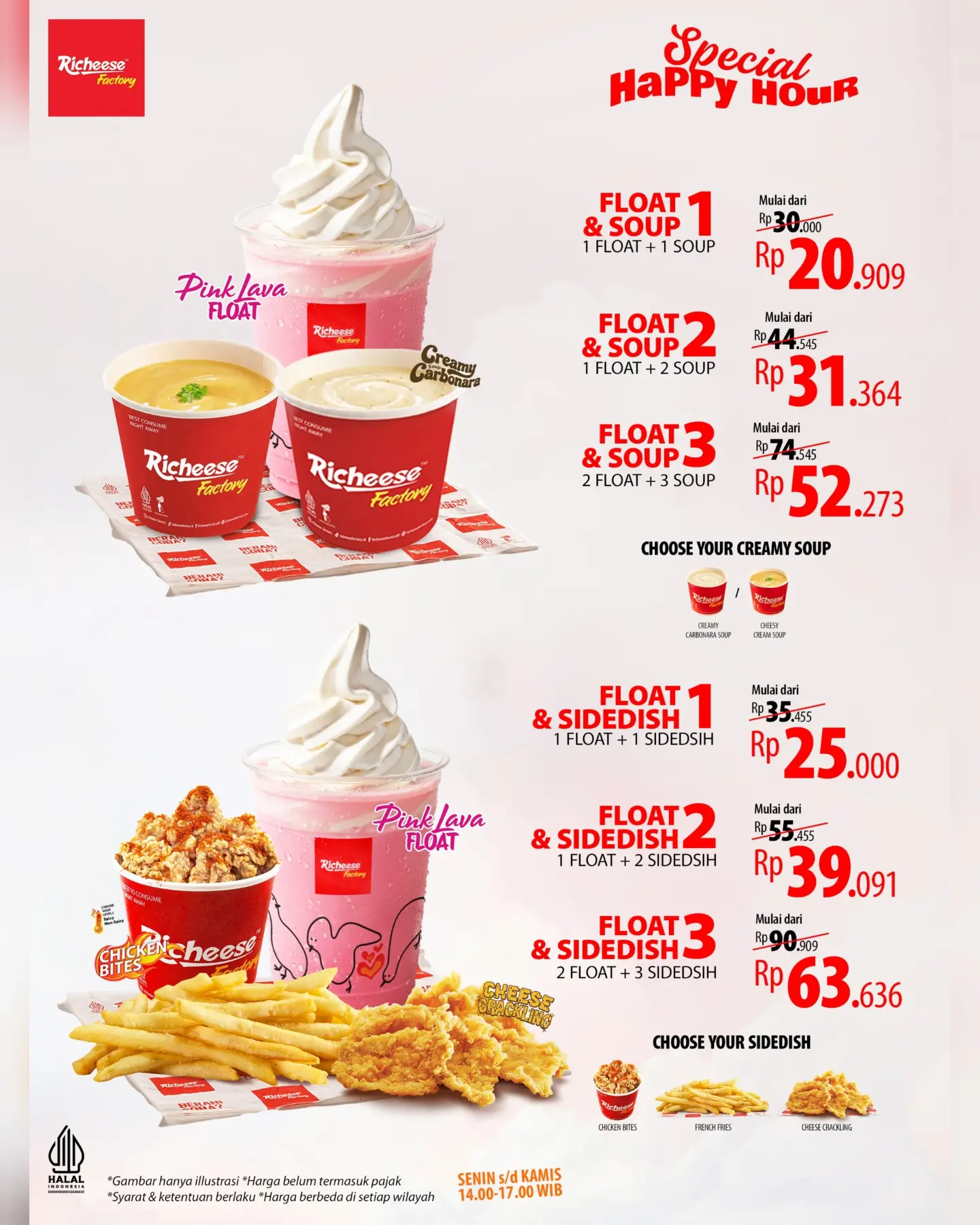 Happy Hour Richeese: Float + Side Dish Mulai 20 Ribuan! - Image 3