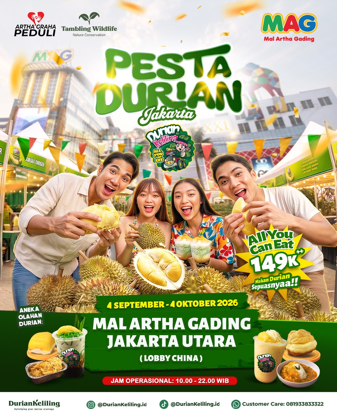 Makan Durian Sepuasnya Cuma 149K di 3 Lokasi, 4 Sep–4 Okt! - Image 3