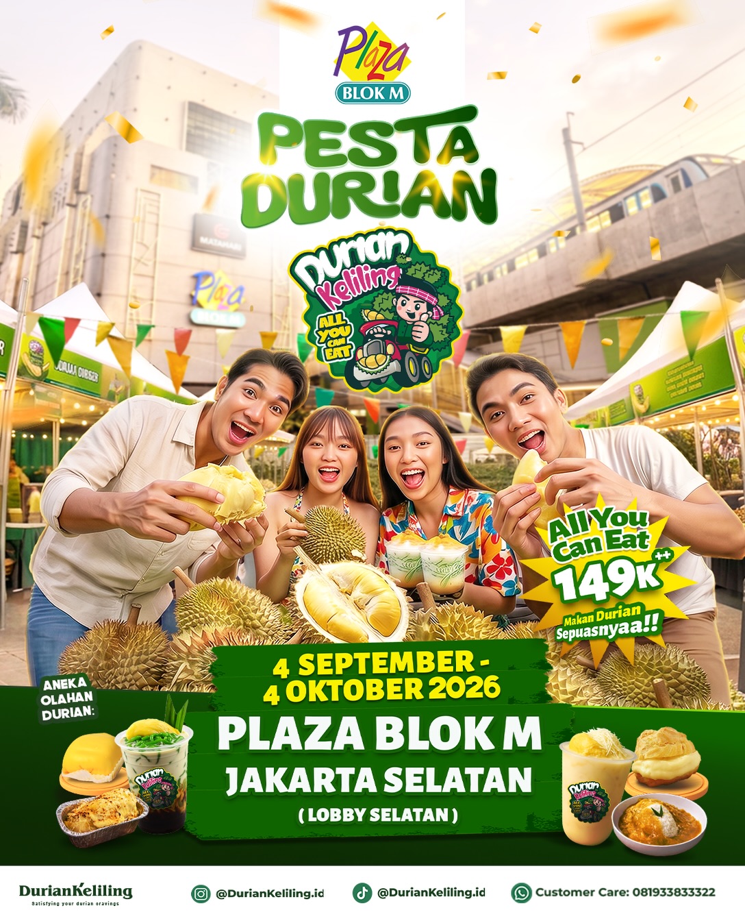 Makan Durian Sepuasnya Cuma 149K di 3 Lokasi, 4 Sep–4 Okt! - Image 4