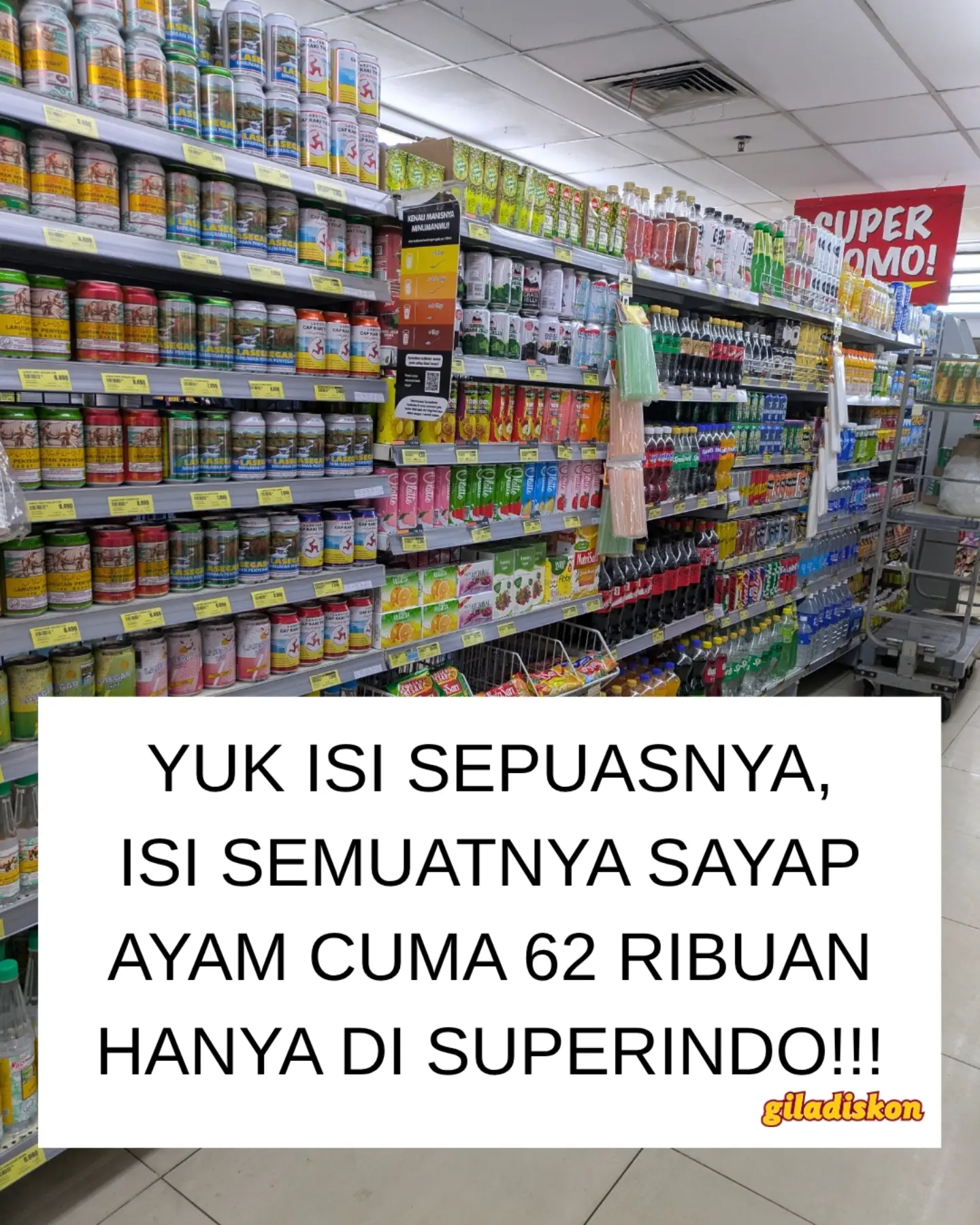 Serbu Sayap Ayam Super Indo Rp62.900/box, Jateng Rp49.900/box, Isi Penuh! - Image 1
