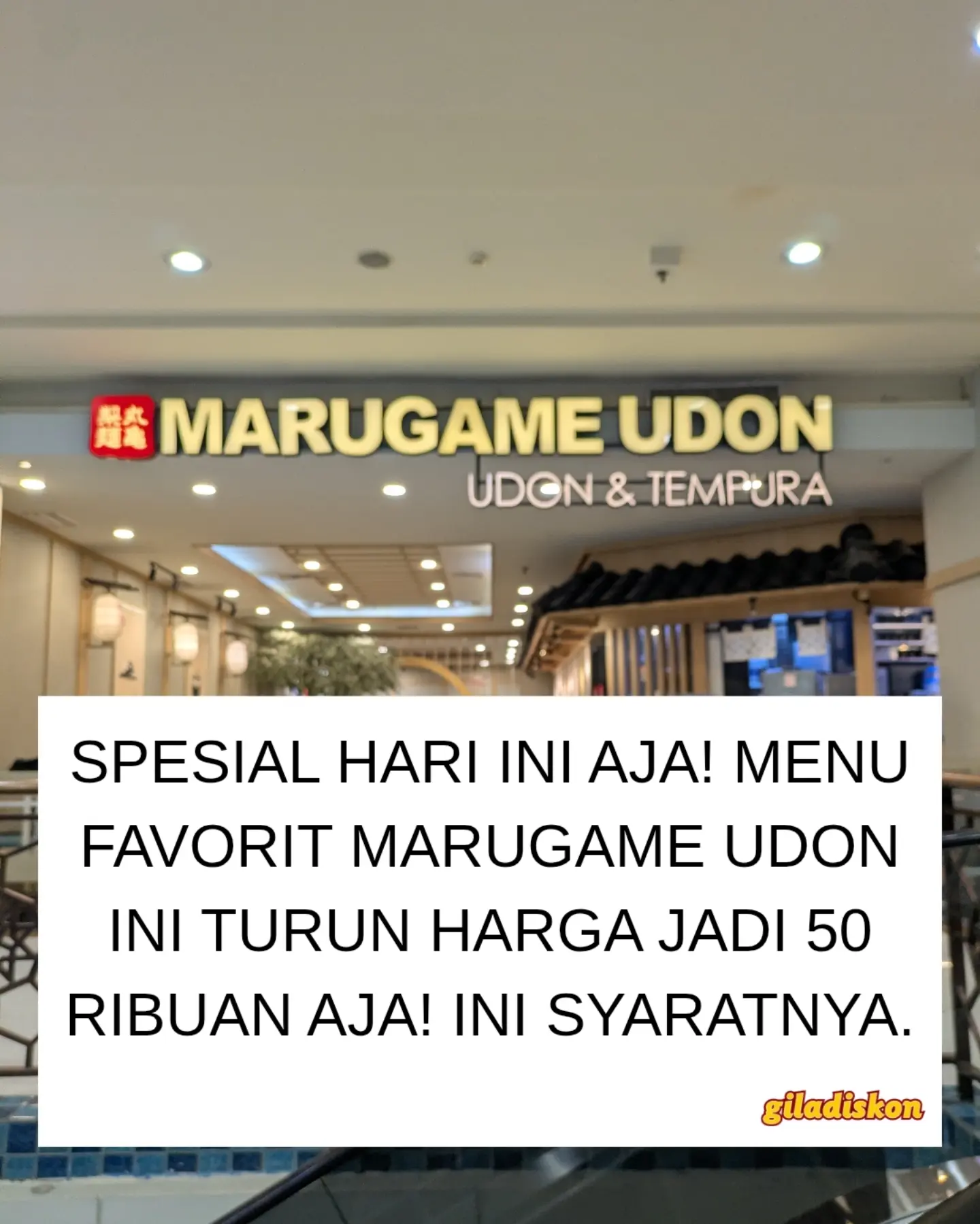 Member Day Marugame Udon: Bolognese Udon Rp50 Ribuan, 23-24 Sep! - Image 1