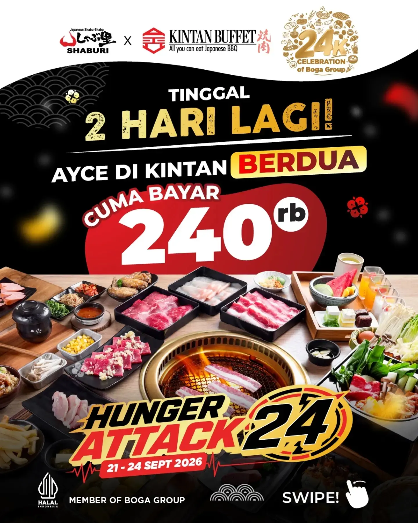 Tinggal 2 Hari Lagi! AYCE Berdua di Kintan Cuma 240K - Image 1