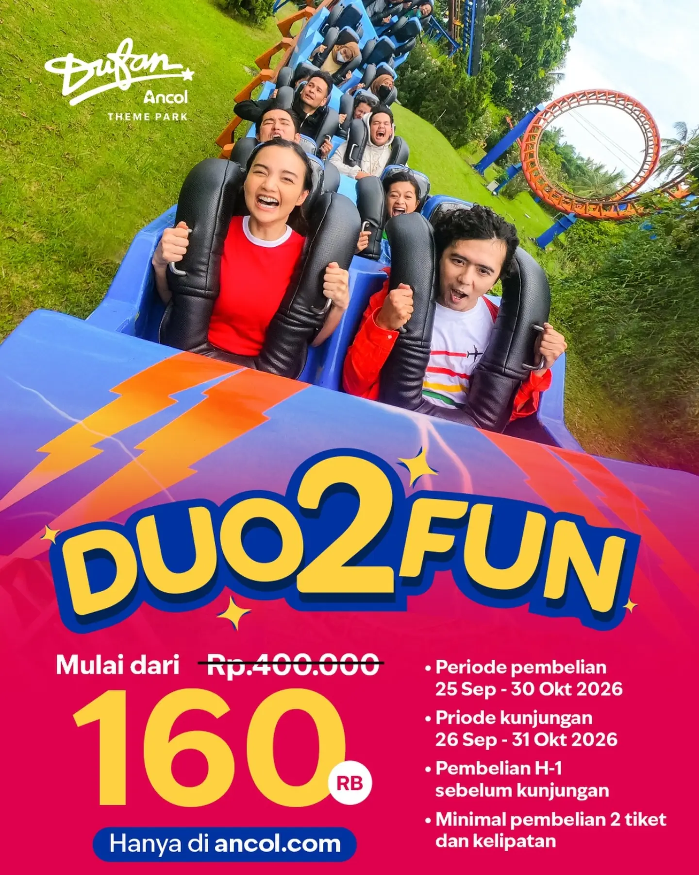 Promo Tiket Dufan DUO2FUN Mulai Rp160 Ribu, Ajak Bestie! - Image 2