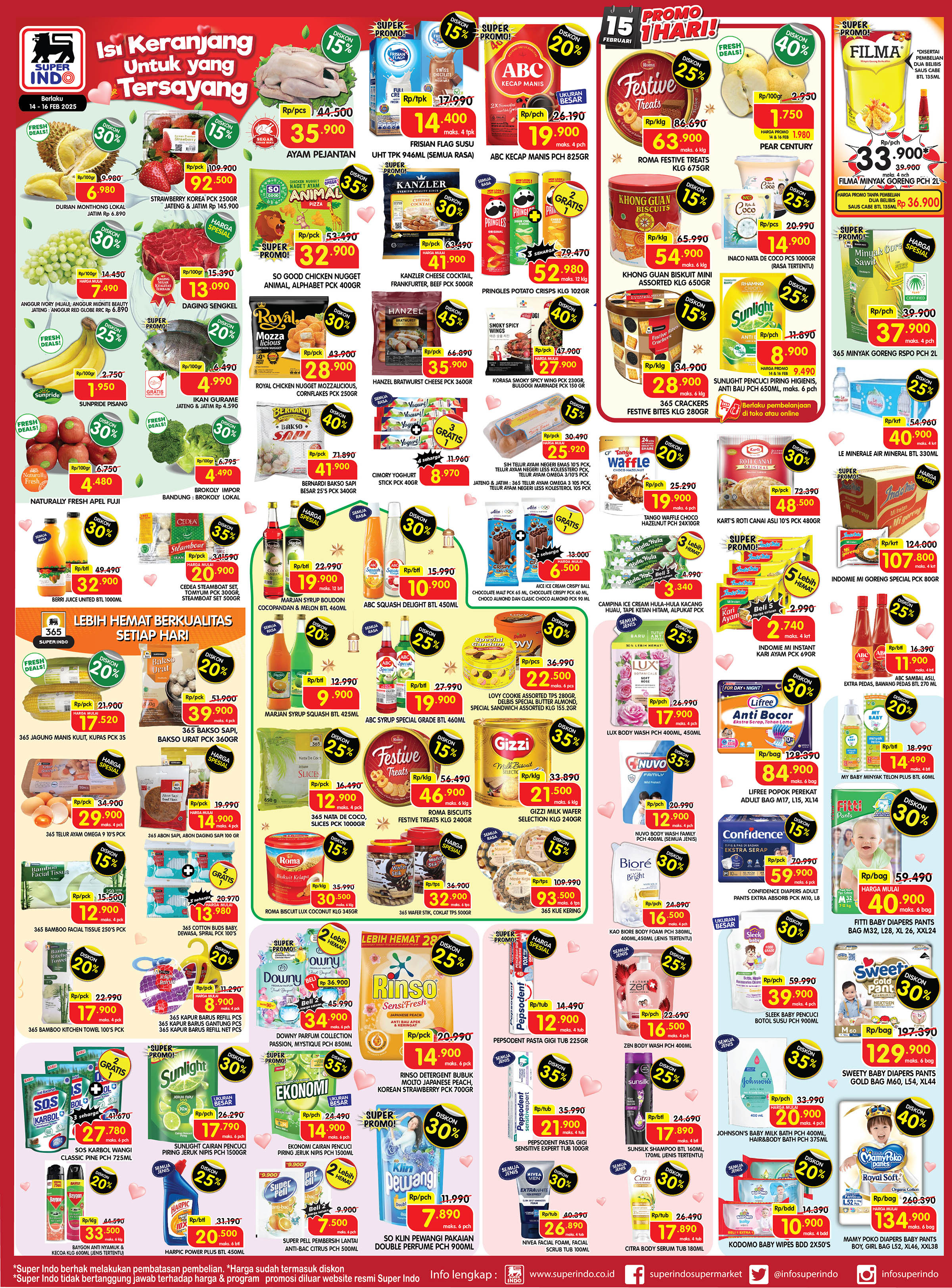 Promo Superindo JSM Periode 14 - 16 Februari 2025
