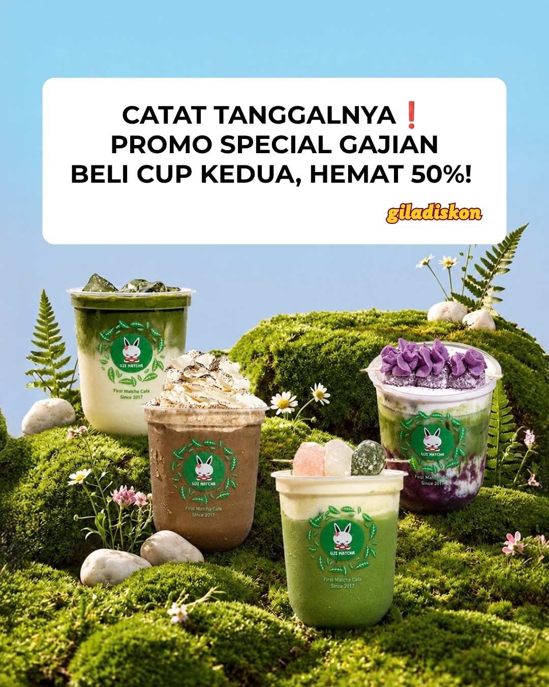 Payday Treats: Diskon 50% Minuman Kedua di Uji Matcha - Image 1