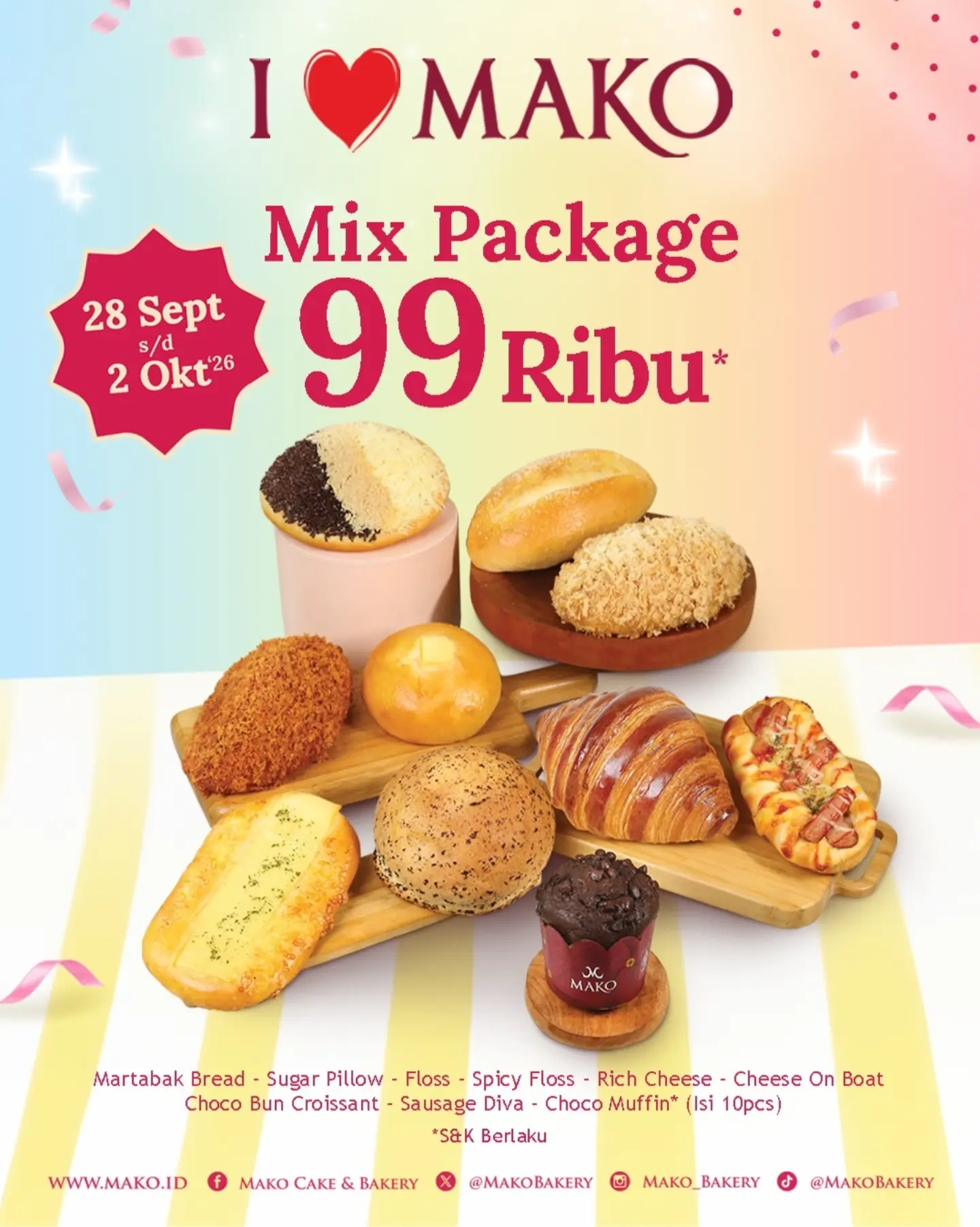 MAKO Bakery Kembali! Roti Mulai 9 Ribuan, 28 Sep–2 Okt 2026 - Image 6