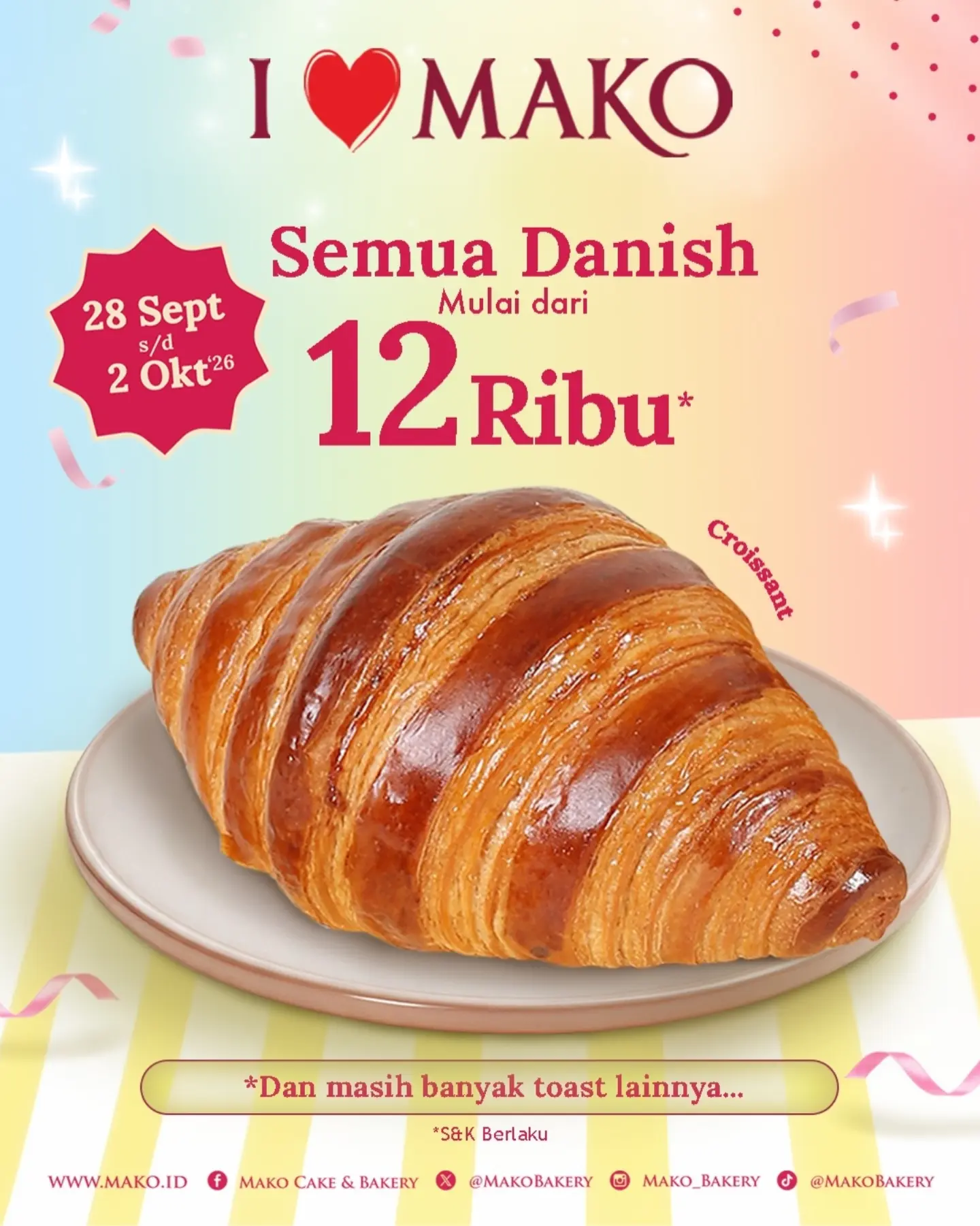 MAKO Bakery Kembali! Roti Mulai 9 Ribuan, 28 Sep–2 Okt 2026 - Image 4