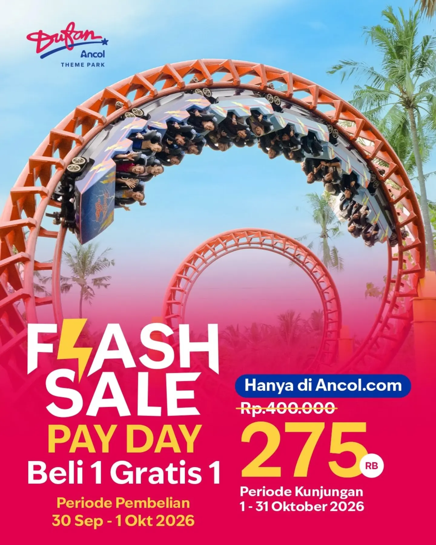 Beli 1 Gratis 1 Tiket Ancol Mulai Rp60RB, Cuma 2 Hari! - Image 7