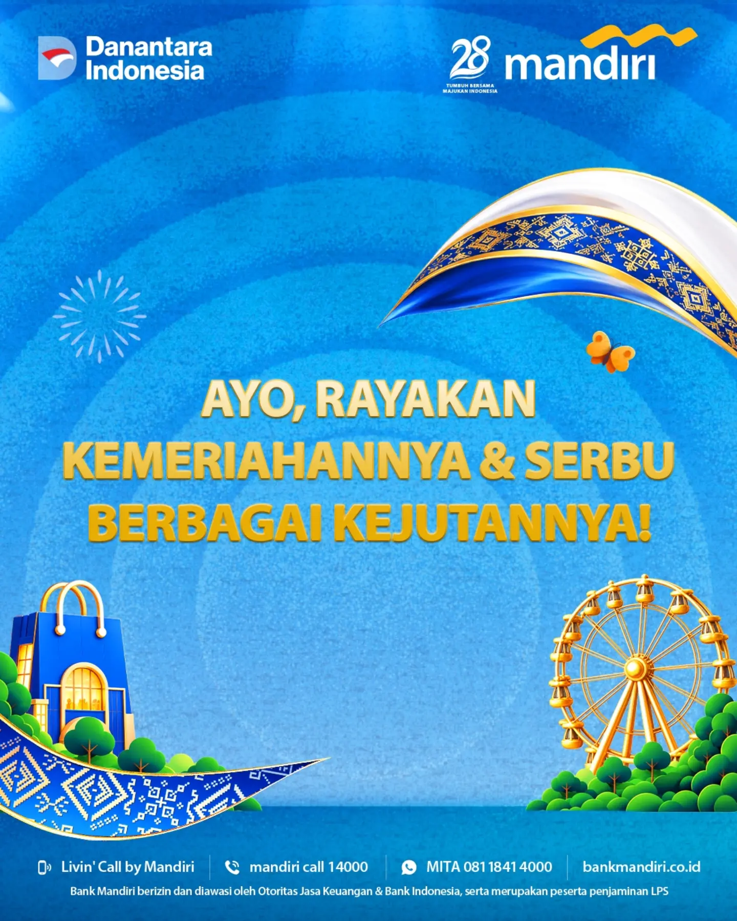 Promo Serba 28 HUT Bank Mandiri: Makan Rp28rb, Diskon & Cashback 28% - Image 8