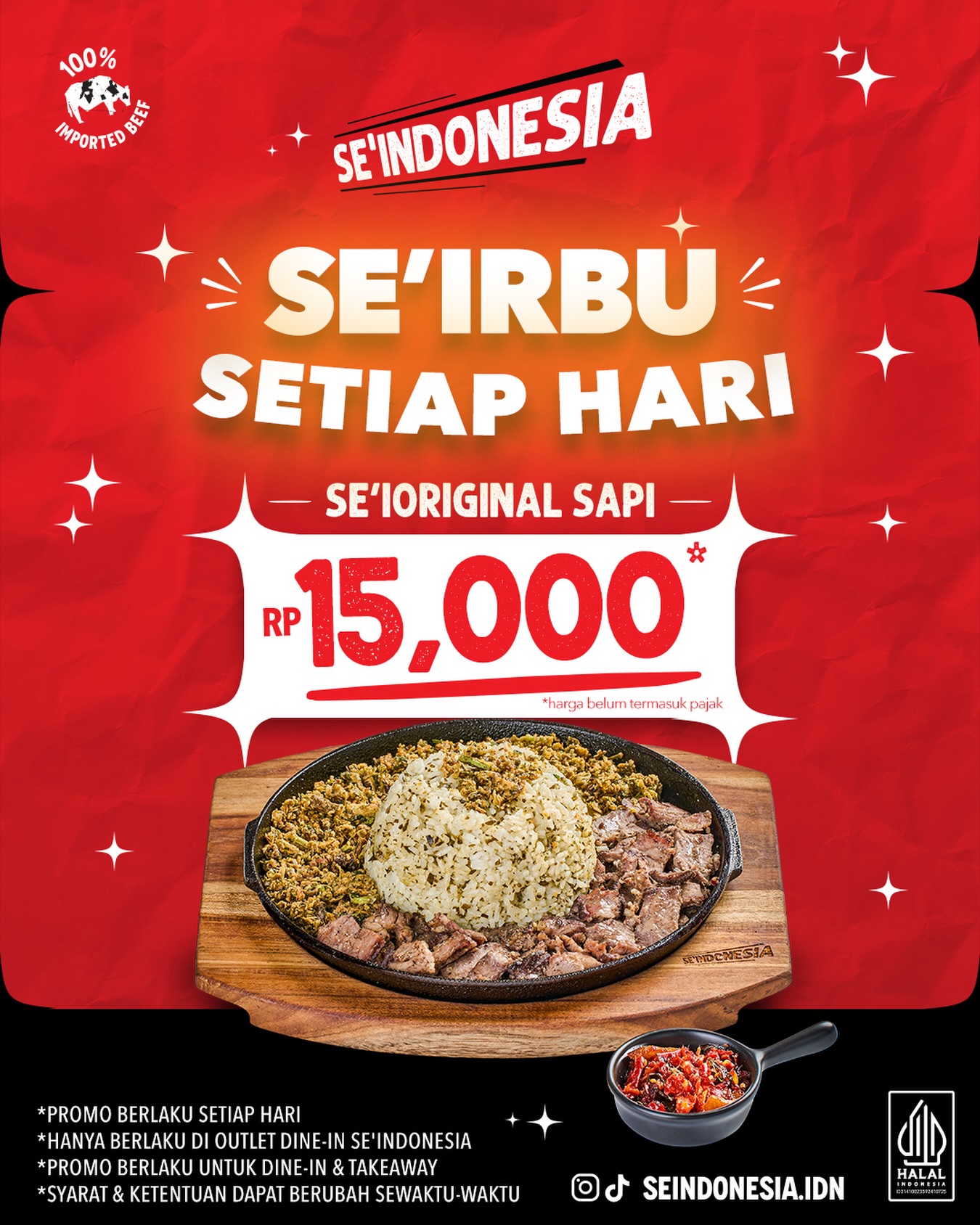 Paket Se'irbu Rp15.000 Se'Indonesia Tiap Hari 24 Jam! - Image 1