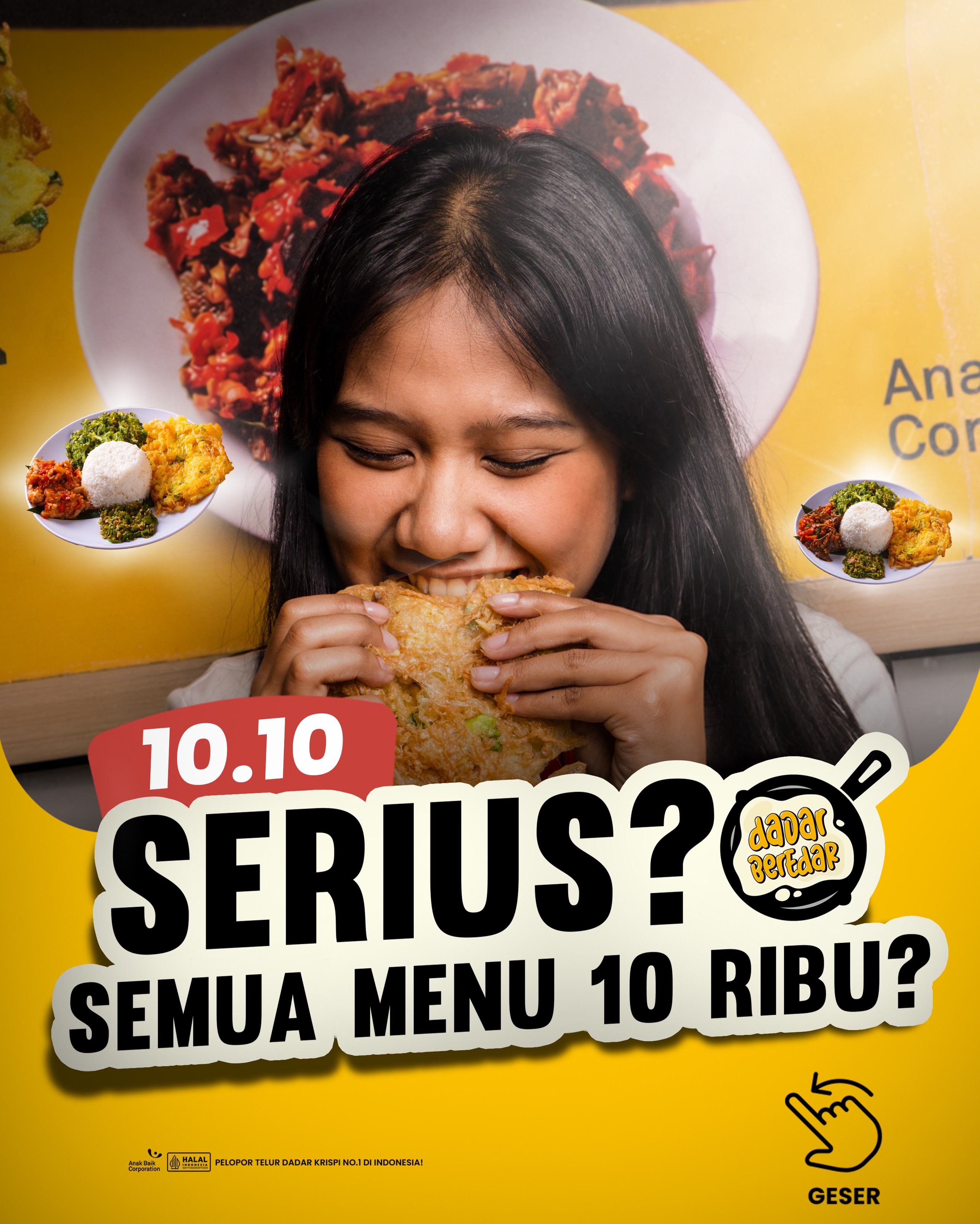 Dadar Beredar Serba Rp10.000, 10 Oktober 2026 Mulai 09.30 WIB - Image 1