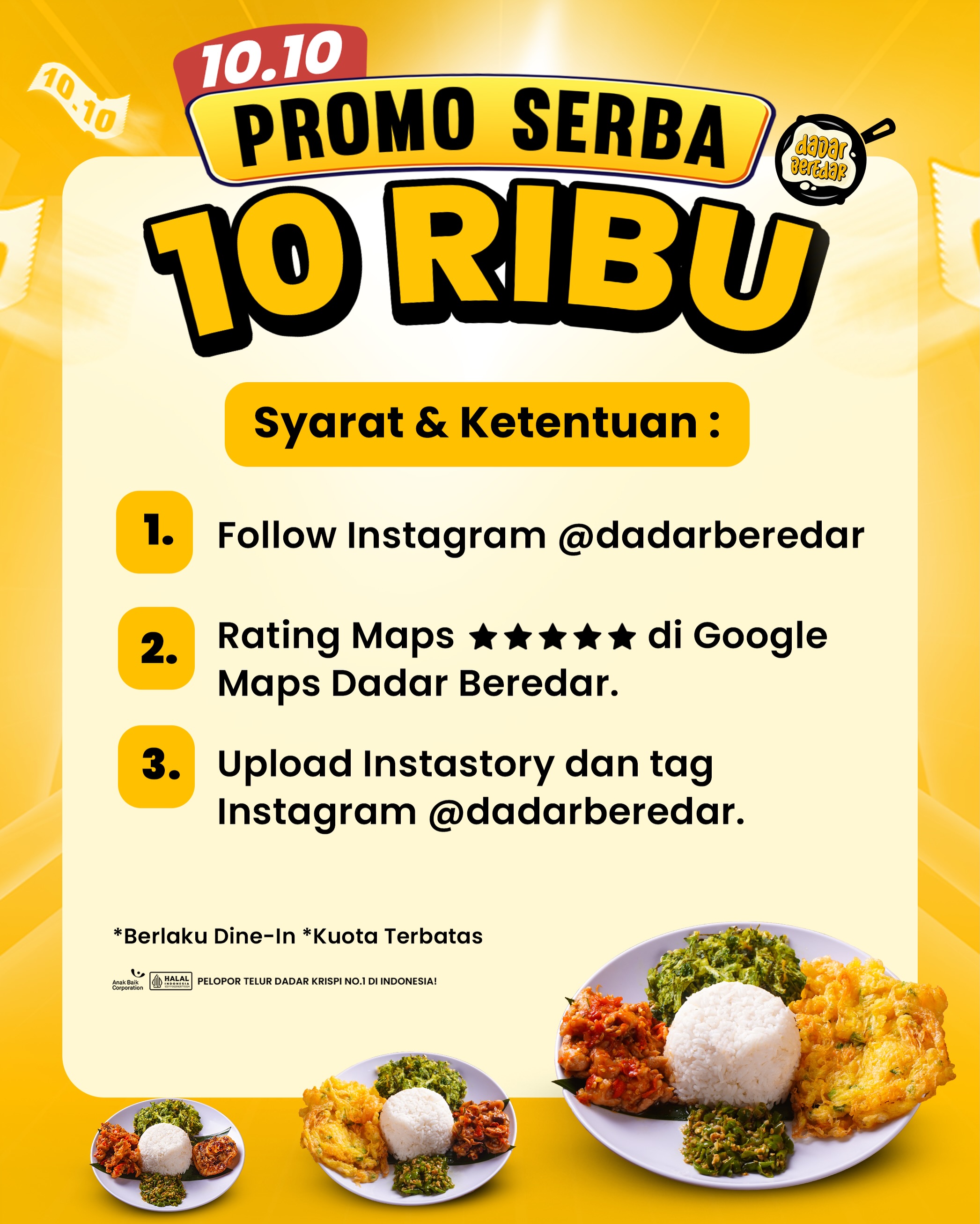 Dadar Beredar Serba Rp10.000, 10 Oktober 2026 Mulai 09.30 WIB - Image 3