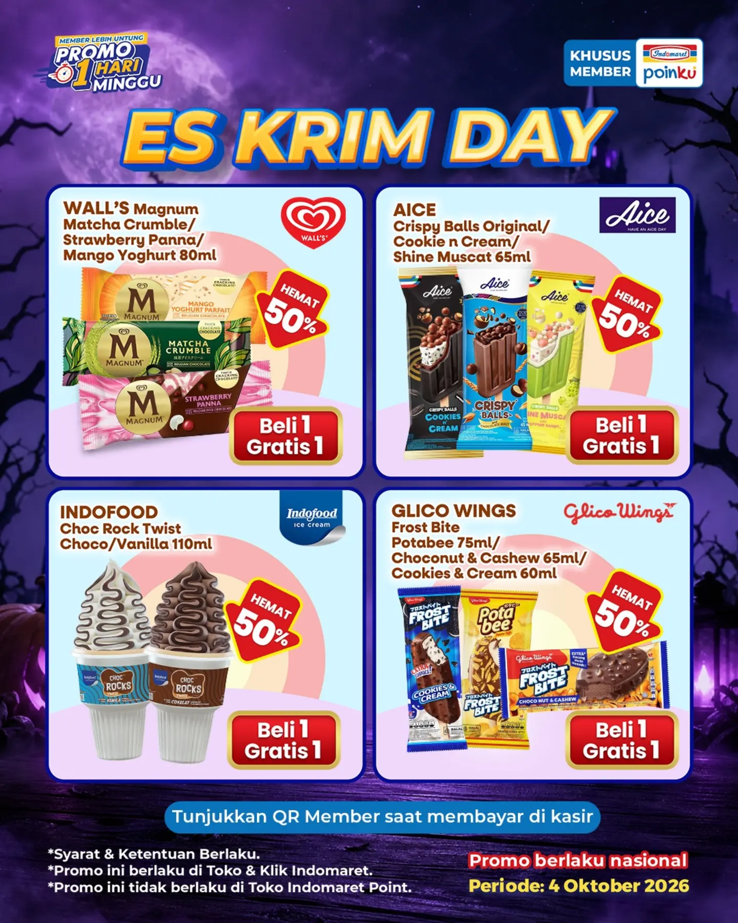Promo Beli 1 Gratis 1 Es Krim di Indomaret 4 Okt 2026 - Image 2