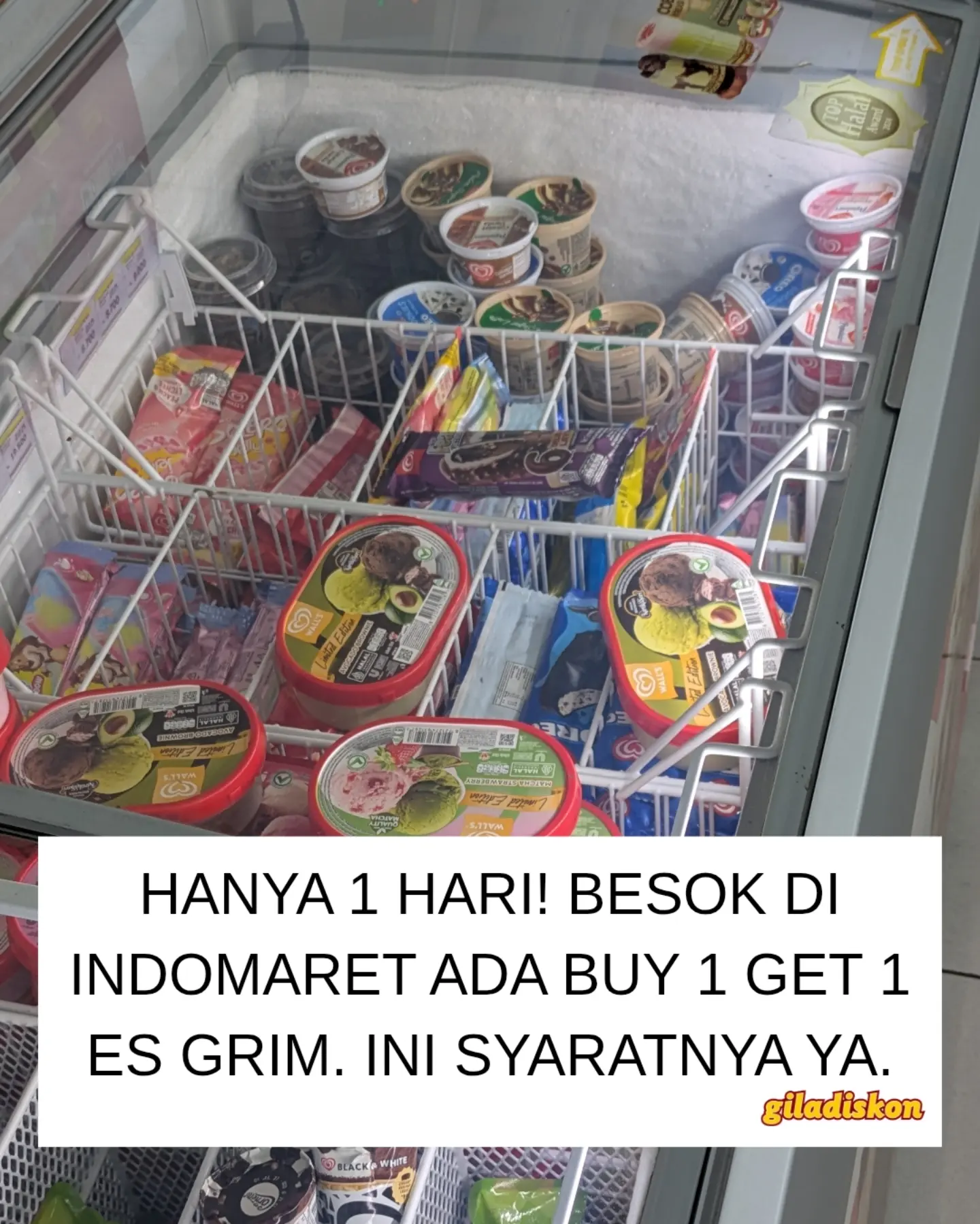 Promo Beli 1 Gratis 1 Es Krim di Indomaret 4 Okt 2026 - Image 1