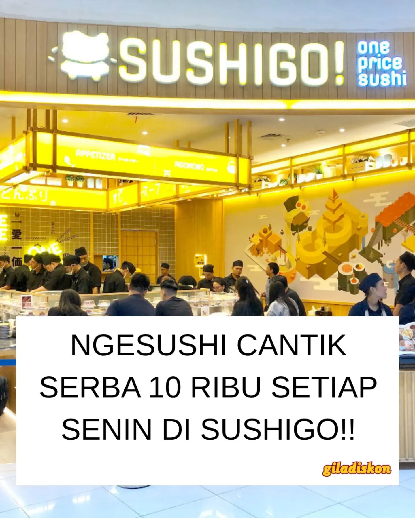Monday Sushi 10K/Plate for Hiro Club Members at All Outlets - Image 1