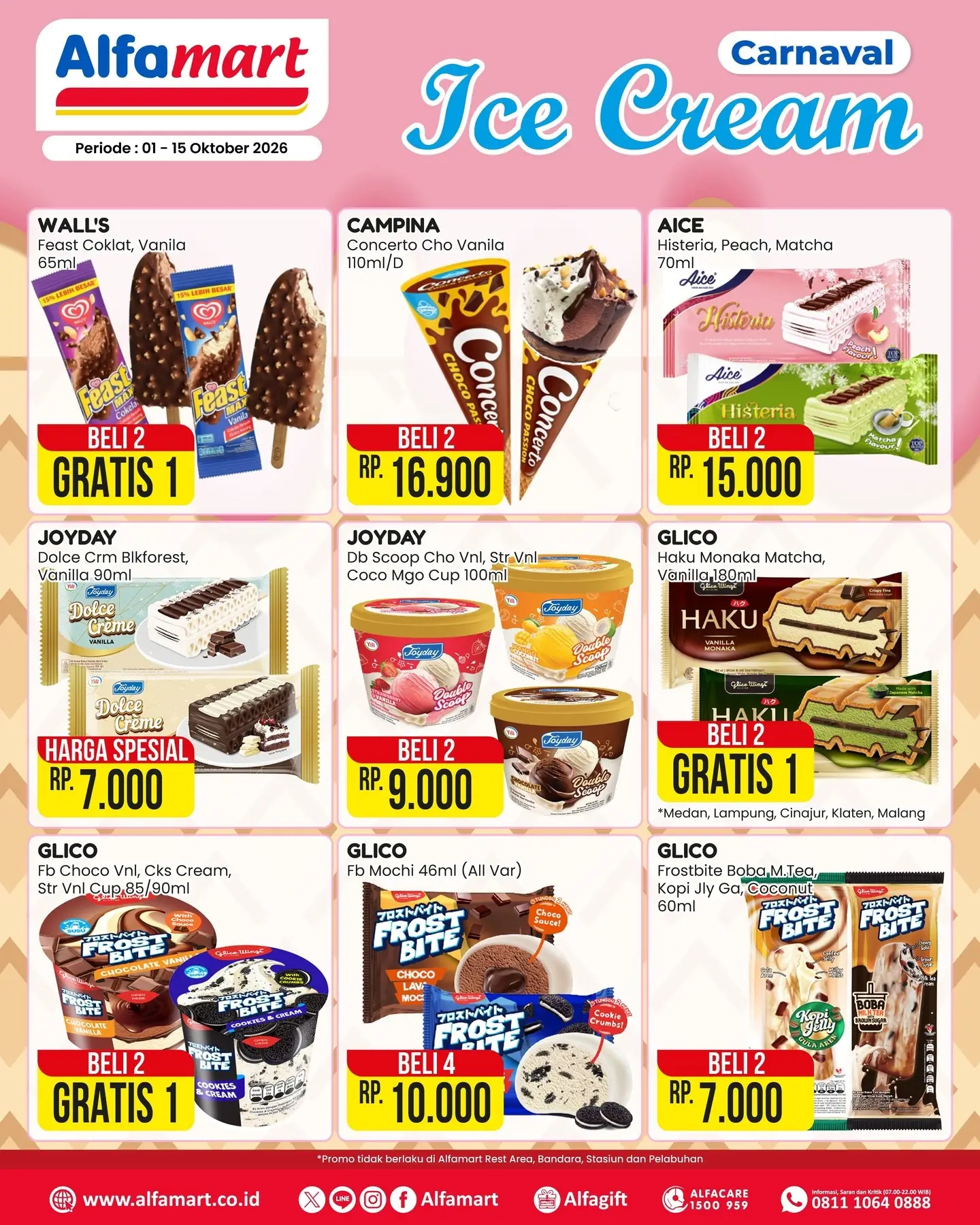 Ice Cream Fair Alfamart, Promo Es Krim Spesial 1-15 Oktober 2026 - Image 2