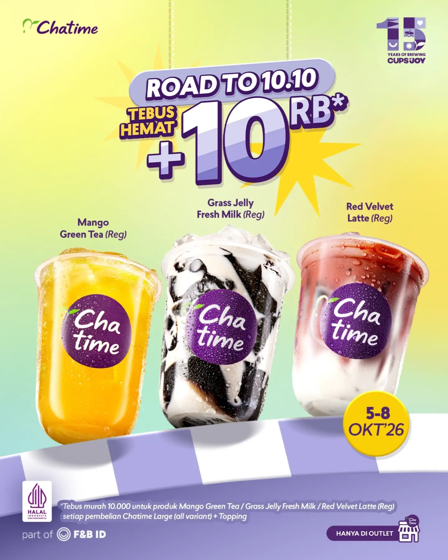 Road to 10.10 Chatime: Menu Kedua Cuma Rp10RB! - Image 2