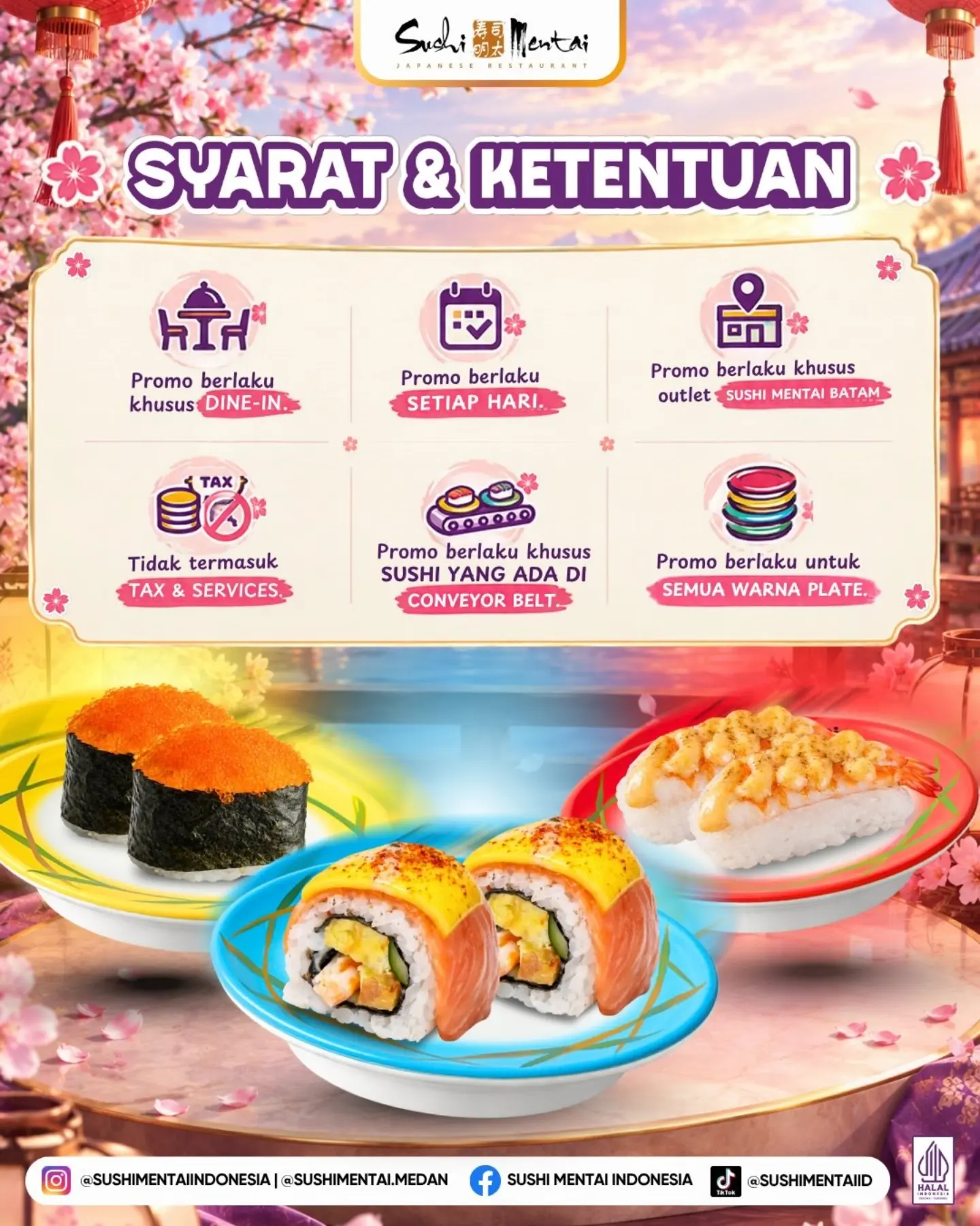 Serbu! Promo 3 Tahun Sushi Mentai Batam: Semua Sushi Rp10.000/Plate! - Image 4