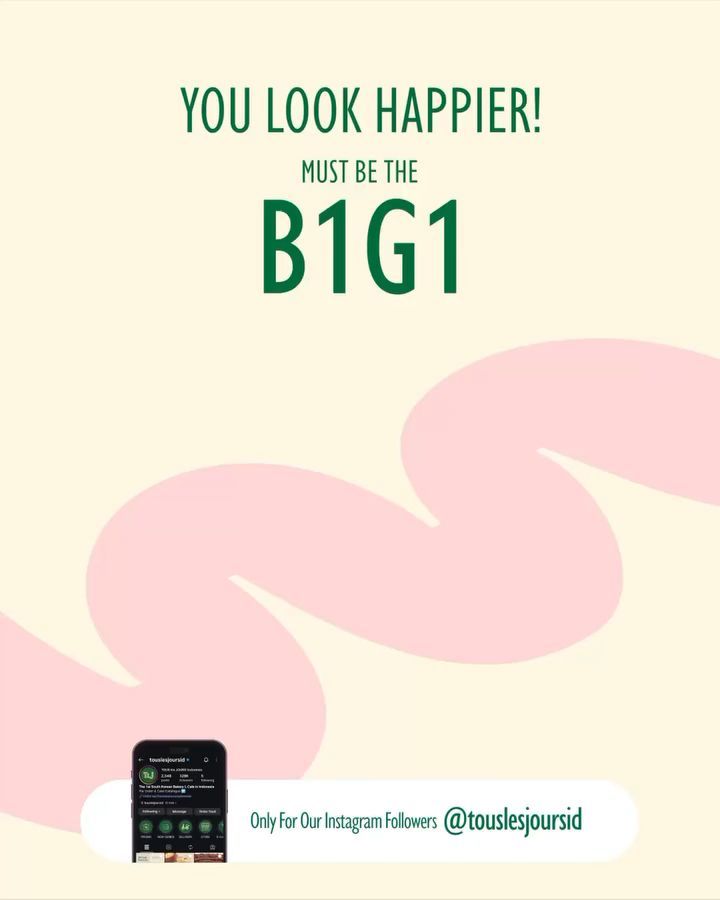 TLJ IG Followers: Buy 1 Get 1 at Tous Les Jours, 8–10 Oct 2026 - Image 4
