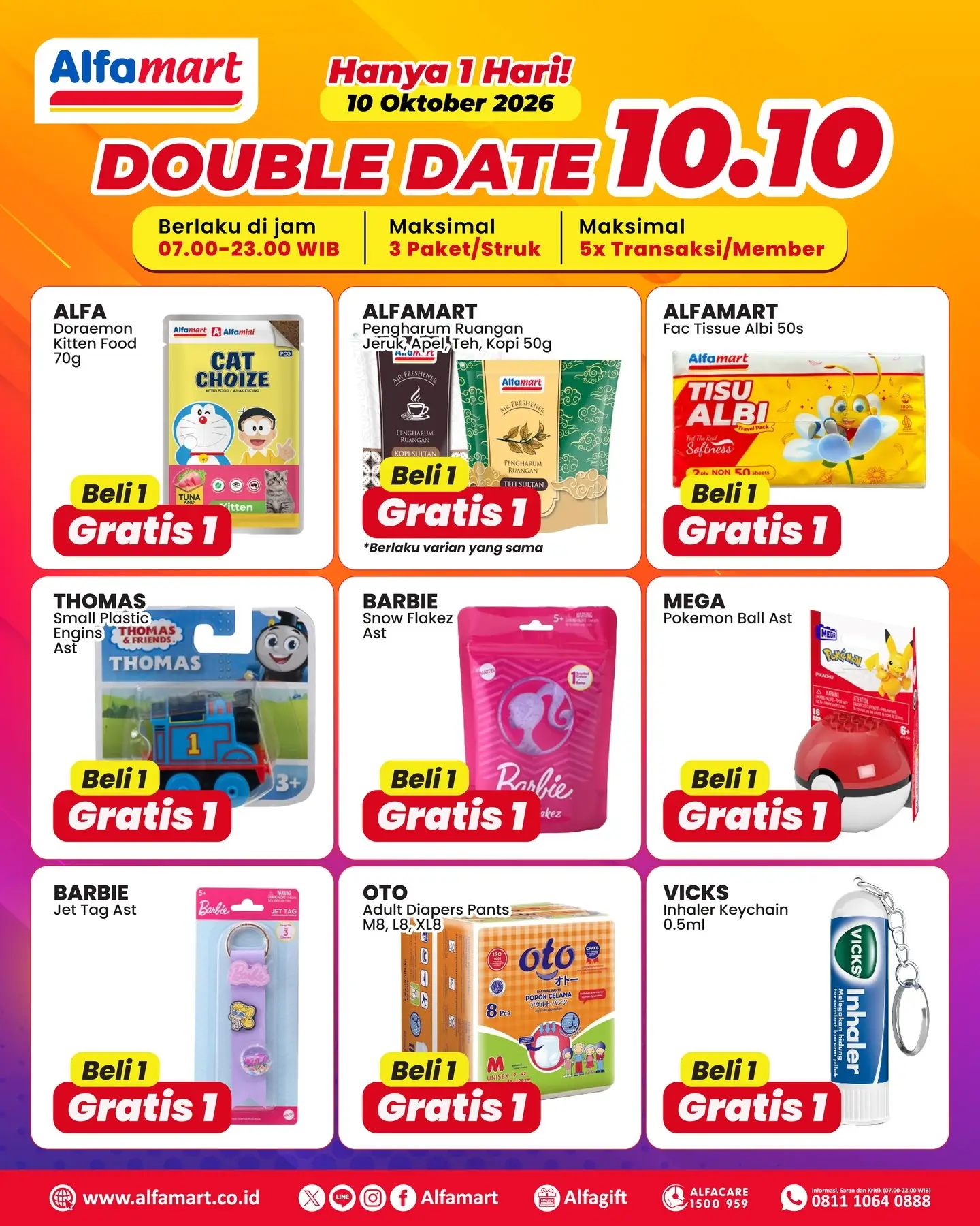 Double Date 10.10 Alfamart: Beli 1 Bonus, Beli 2 Bonus Lagi! - Image 5