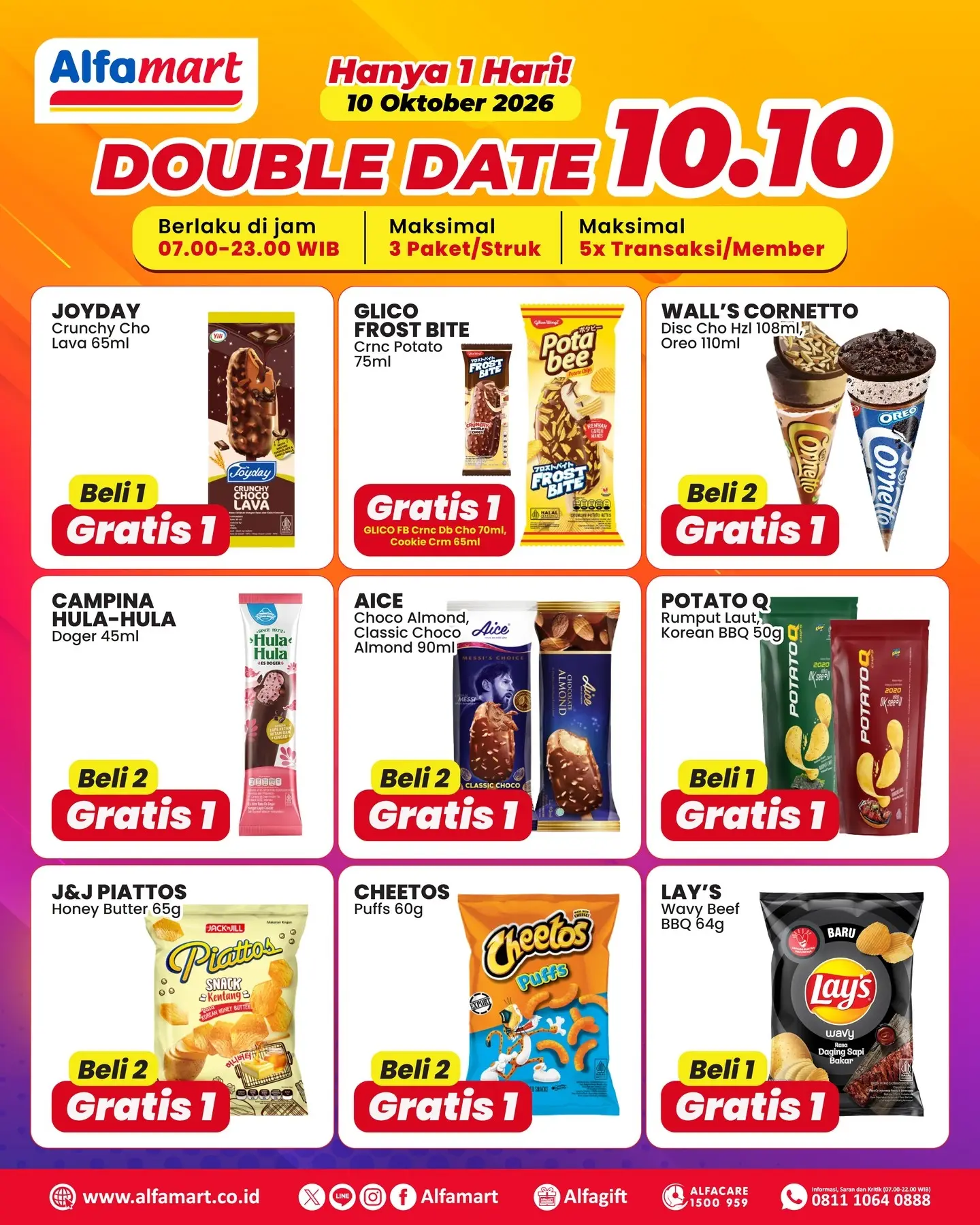 Double Date 10.10 Alfamart: Beli 1 Bonus, Beli 2 Bonus Lagi! - Image 2