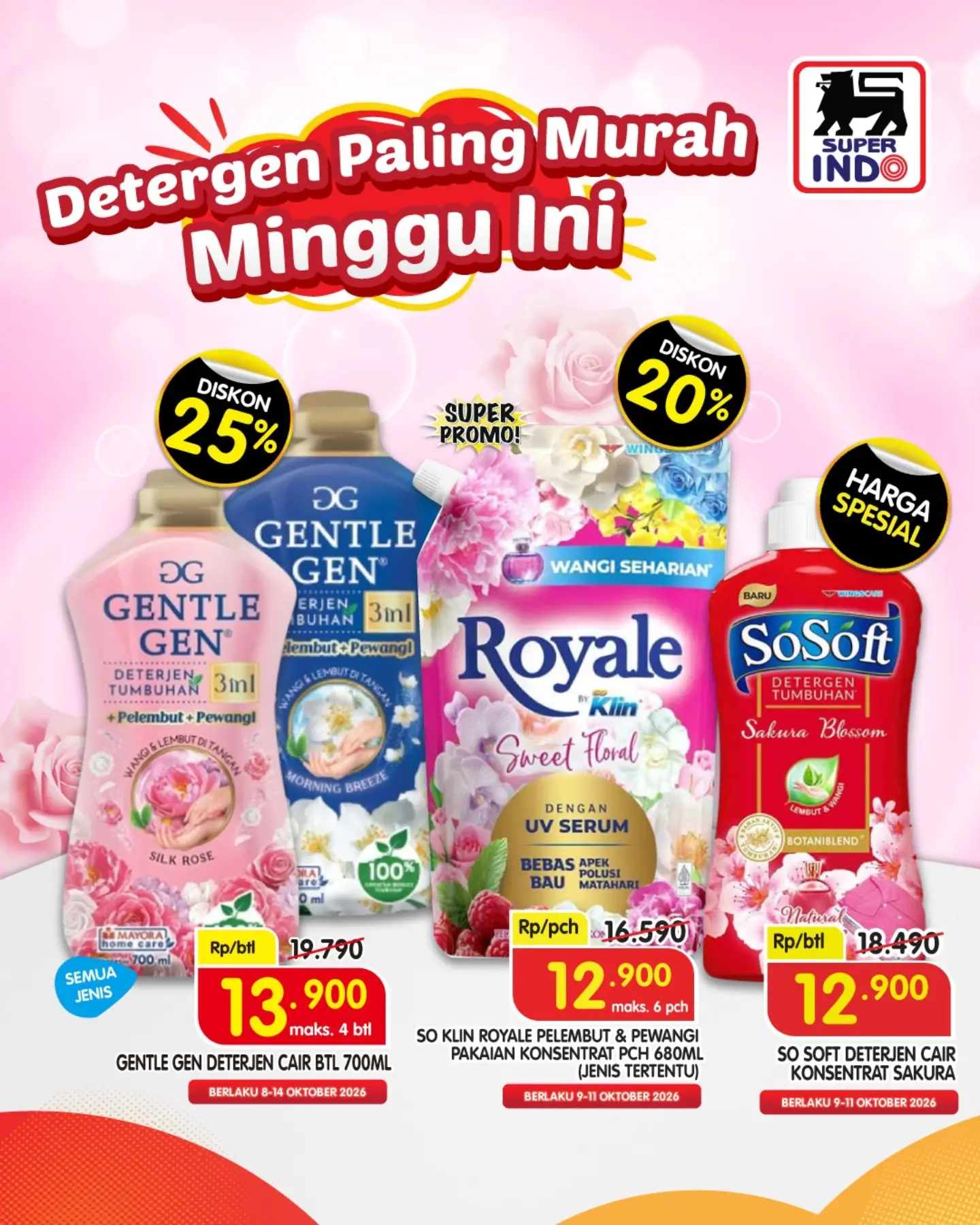 Promo 10.10 Super Indo: B1G1 Pewangi & Pelembut, Diskon Deterjen - Image 9