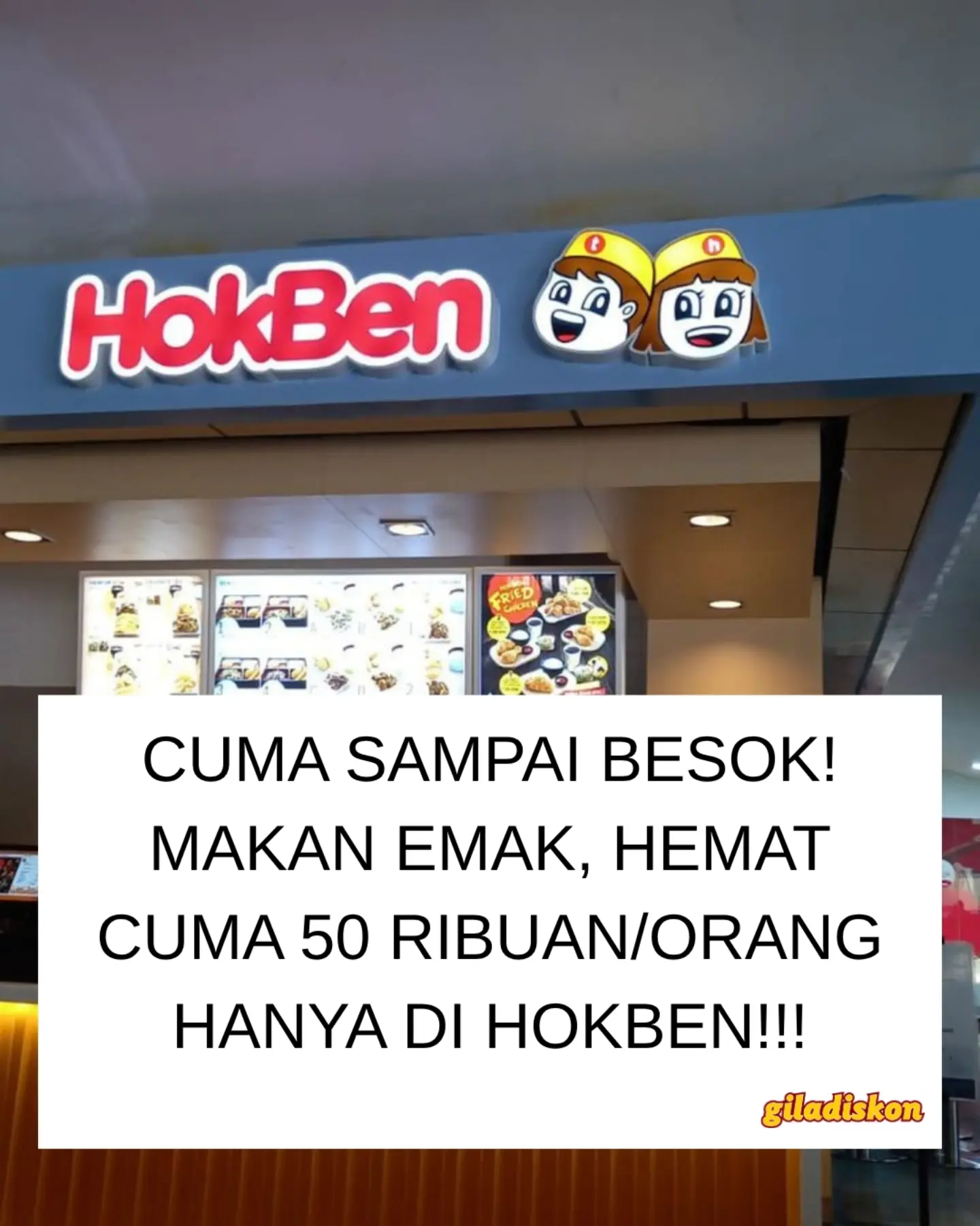 HokBen Double Date 10.10: Bento + Paket B/D + Chicken Tofu Rp50 Ribuan/Orang - Image 1