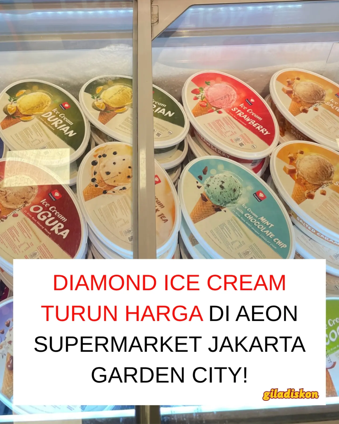 Serbu! Diskon Diamond Ice Cream di AEON Store Semua Outlet hingga 14 Oktober - Image 1