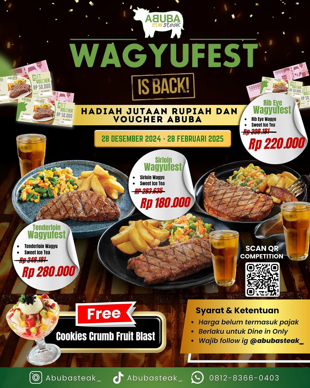 Promo Abuba Steak Wagyufest Mulai Dari Rp 180.000/Set - Image 1