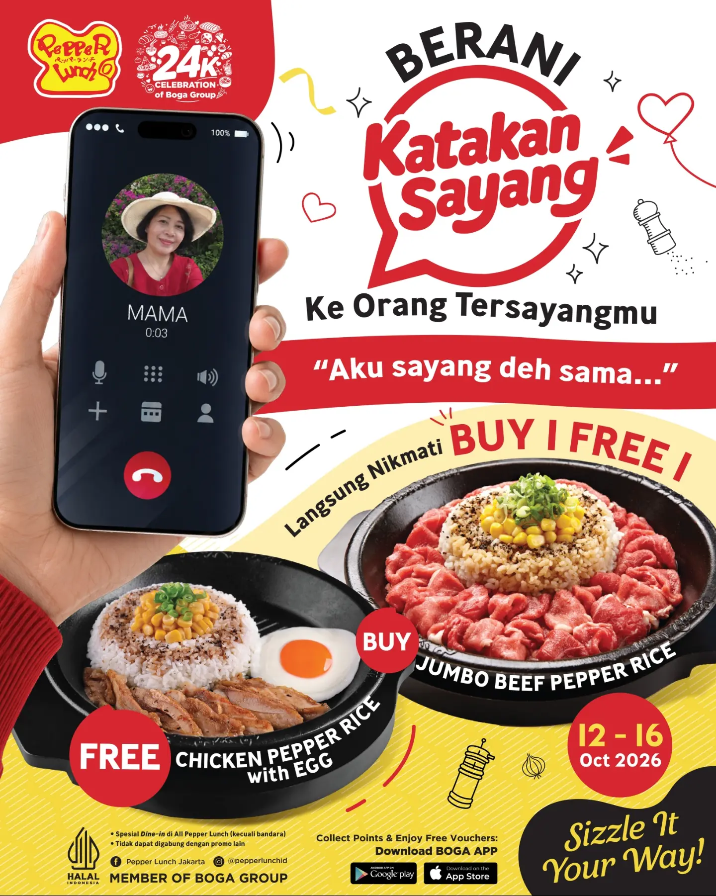Beli 1 Gratis 1 Jumbo Beef Pepper Rice Pepper Lunch 12-16 Okt 2026 - Image 1
