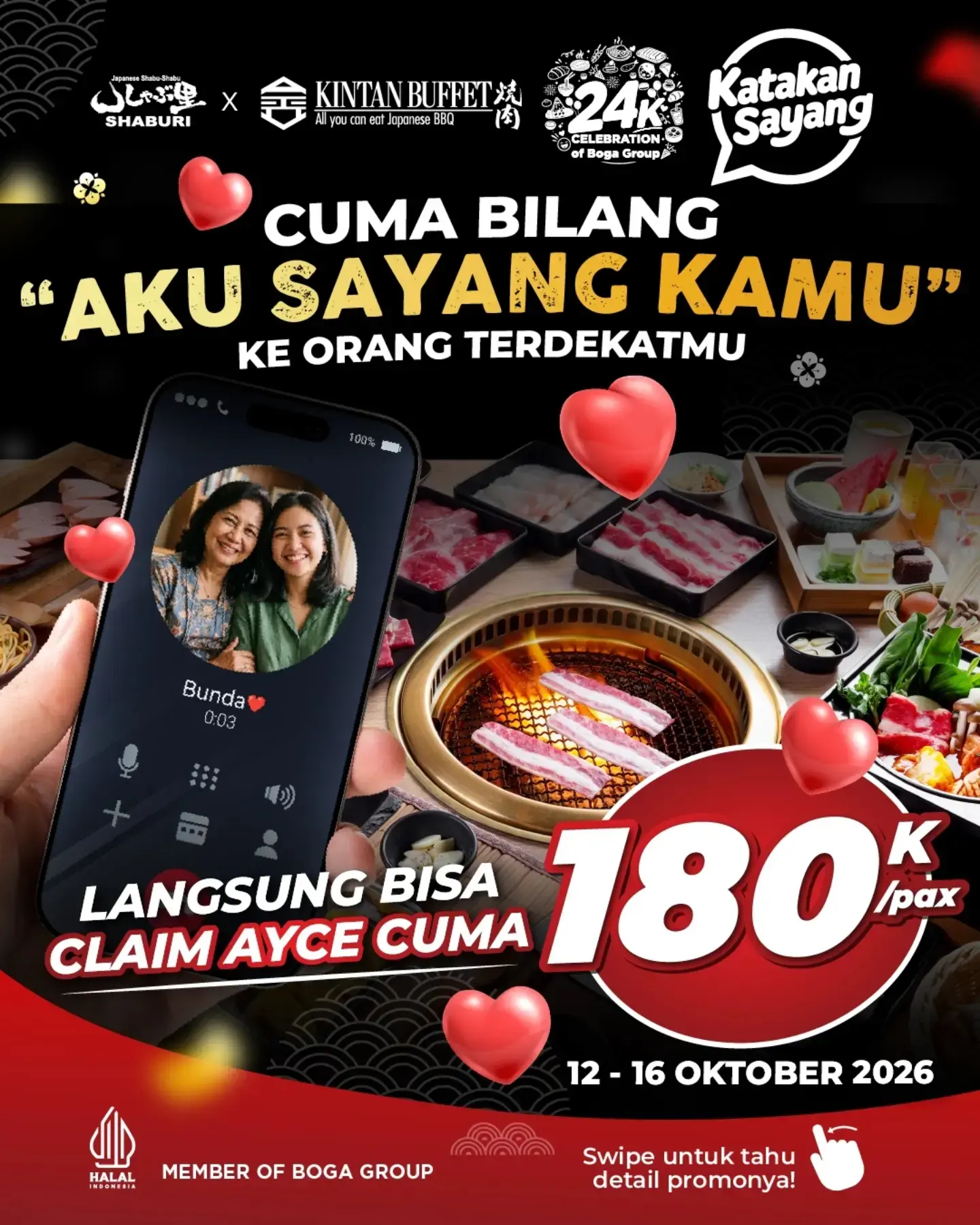 AYCE Shaburi Kintan Rp180 Ribu, Bilang Sayang ke Orang Terdekat! - Image 1