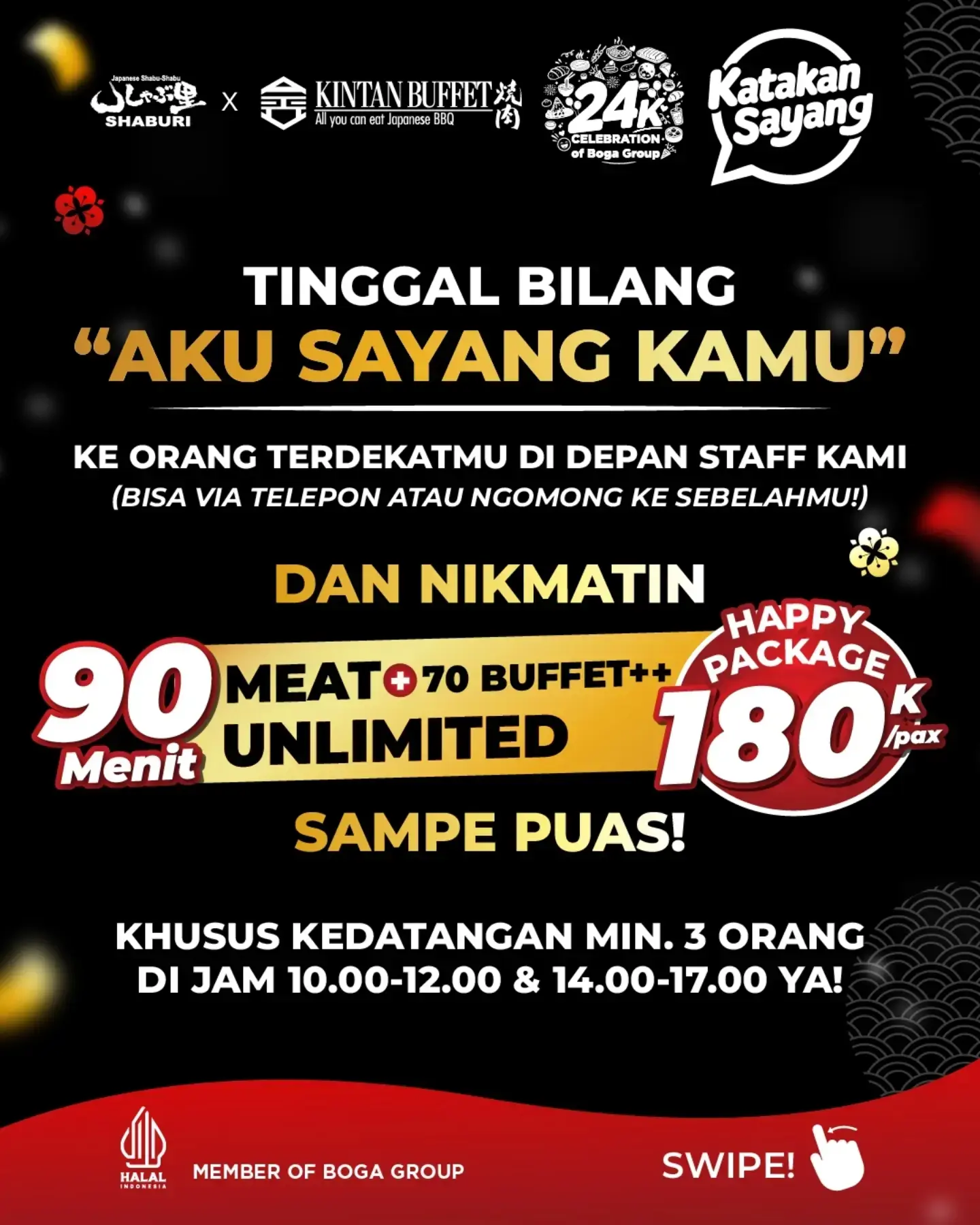 AYCE Shaburi Kintan Rp180 Ribu, Bilang Sayang ke Orang Terdekat! - Image 3
